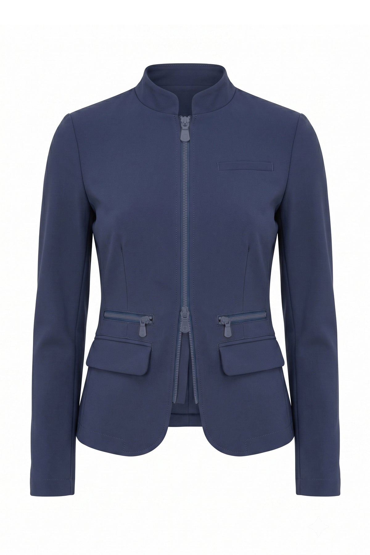 Gisela Aeroflow Zip Front Twill Blazer