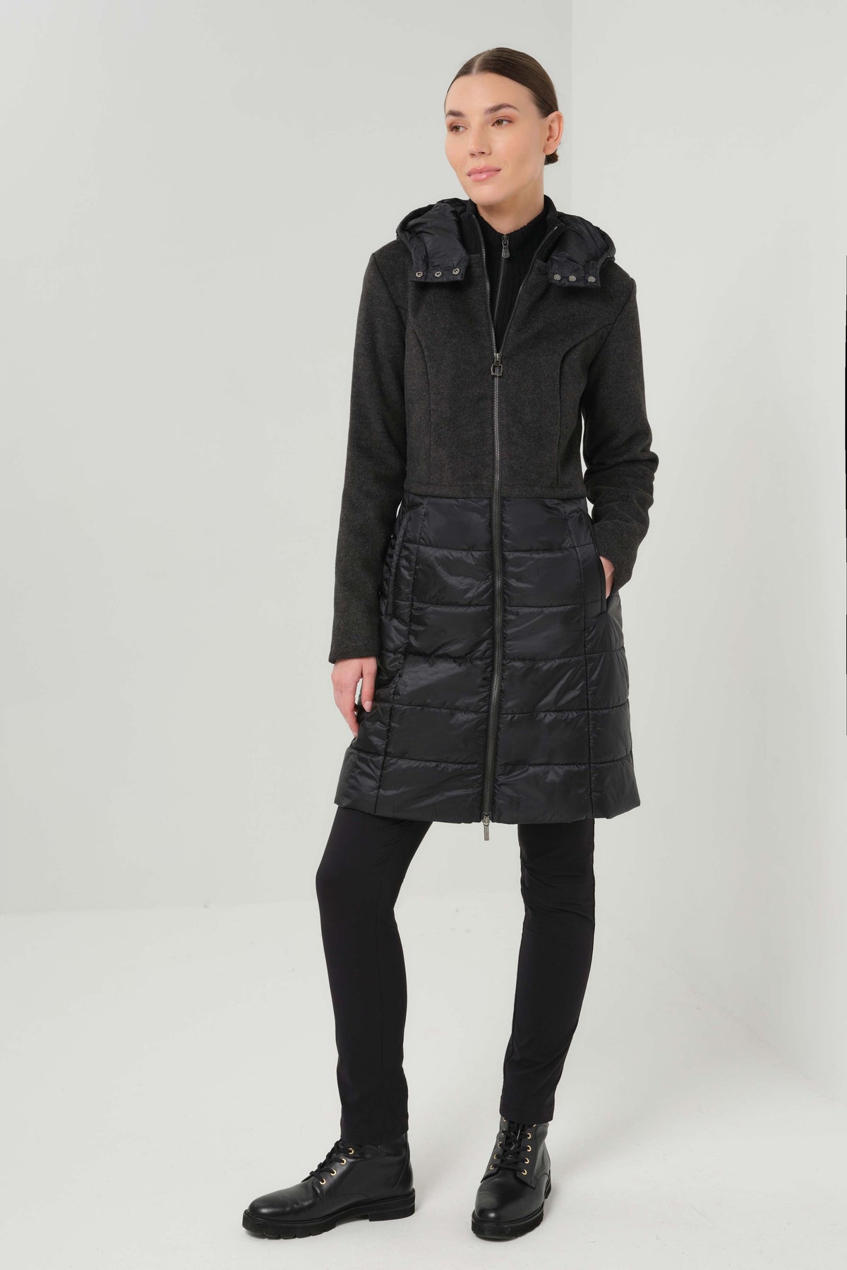 Marla 2.0 Mixed-Media Removable Hood Parka