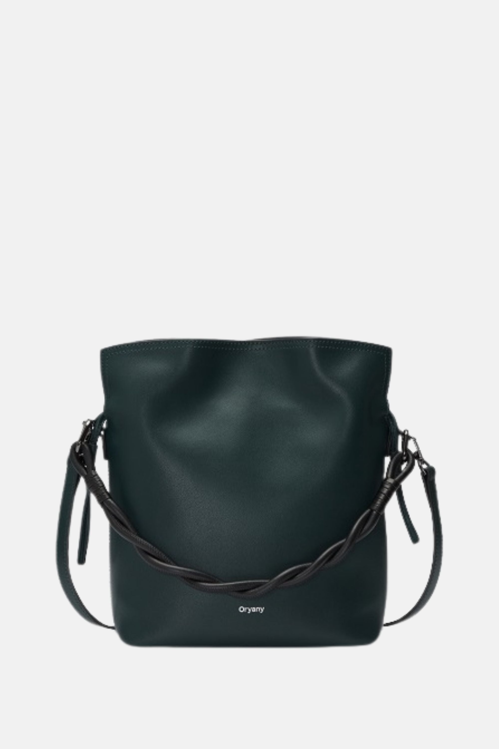 Sample Product - Oryany - Madeleine Bucket Medium Crossbody Handbags - Deep Green
