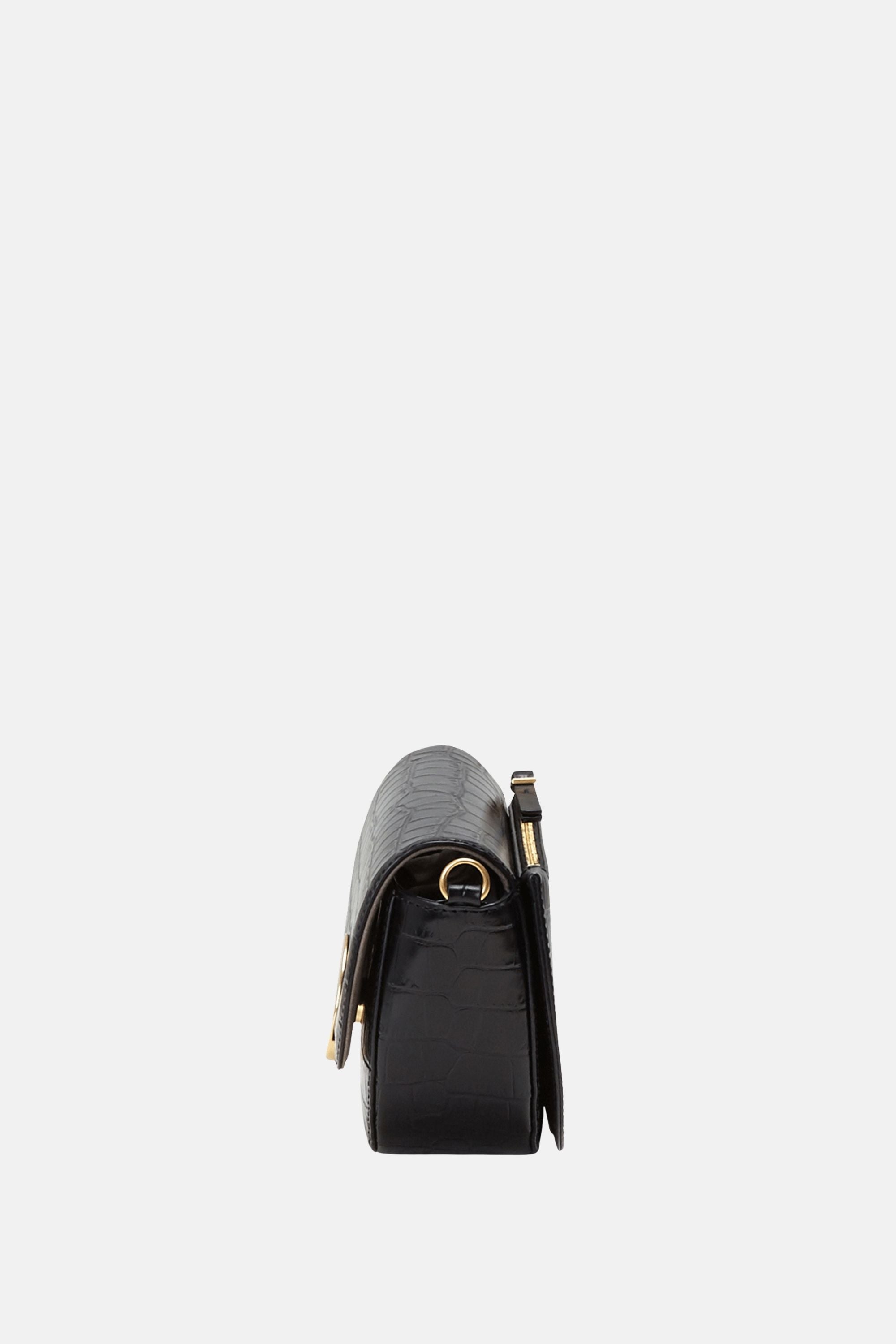 Oryany - Lottie Croco Crossbody Small Handbags - Black / One size