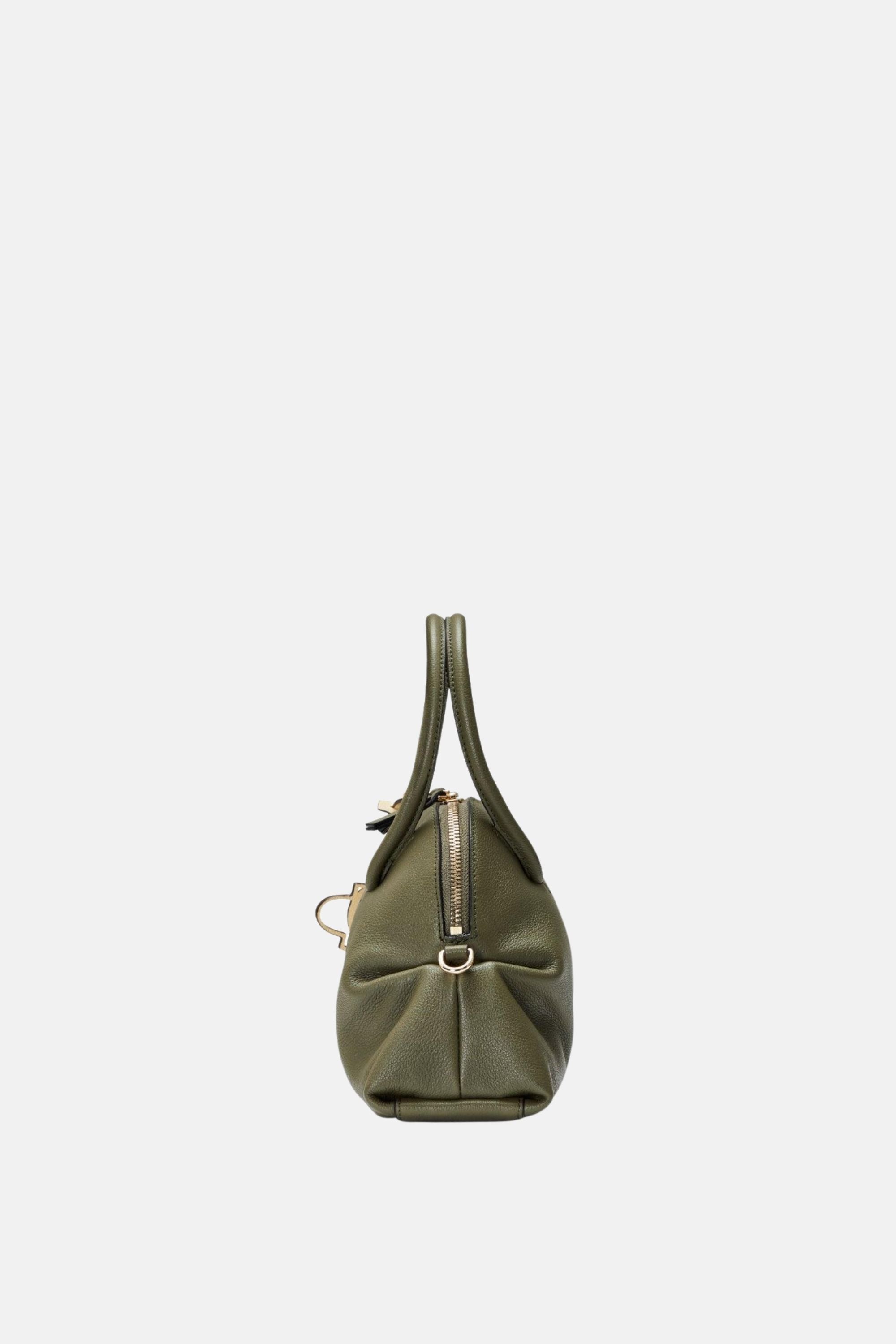 Oryany - Adele Mini Satchel Handbags - Olive Leather