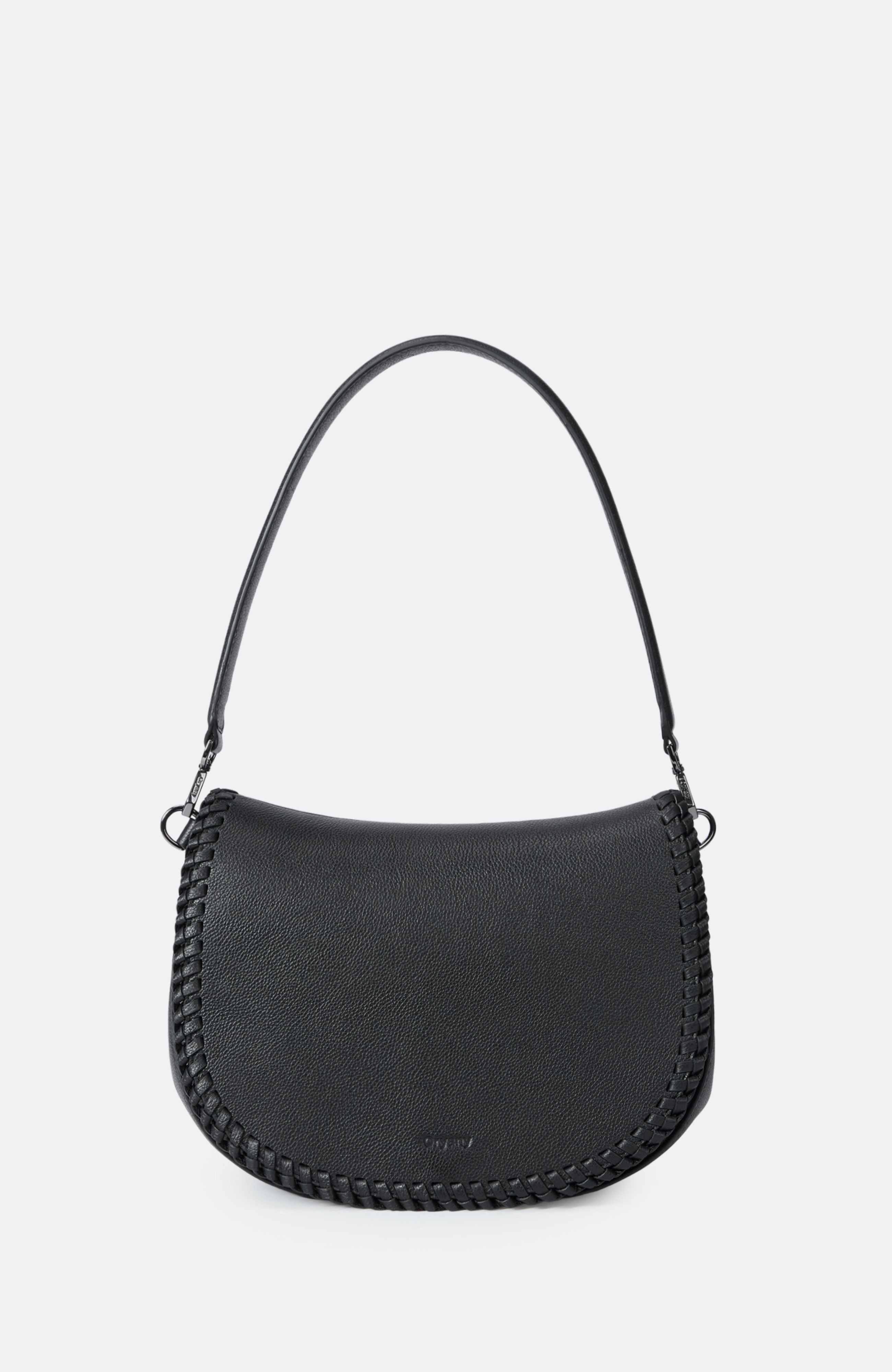 Sample Product - Oryany - Bentley Saddle Bag Medium - Black Leather
