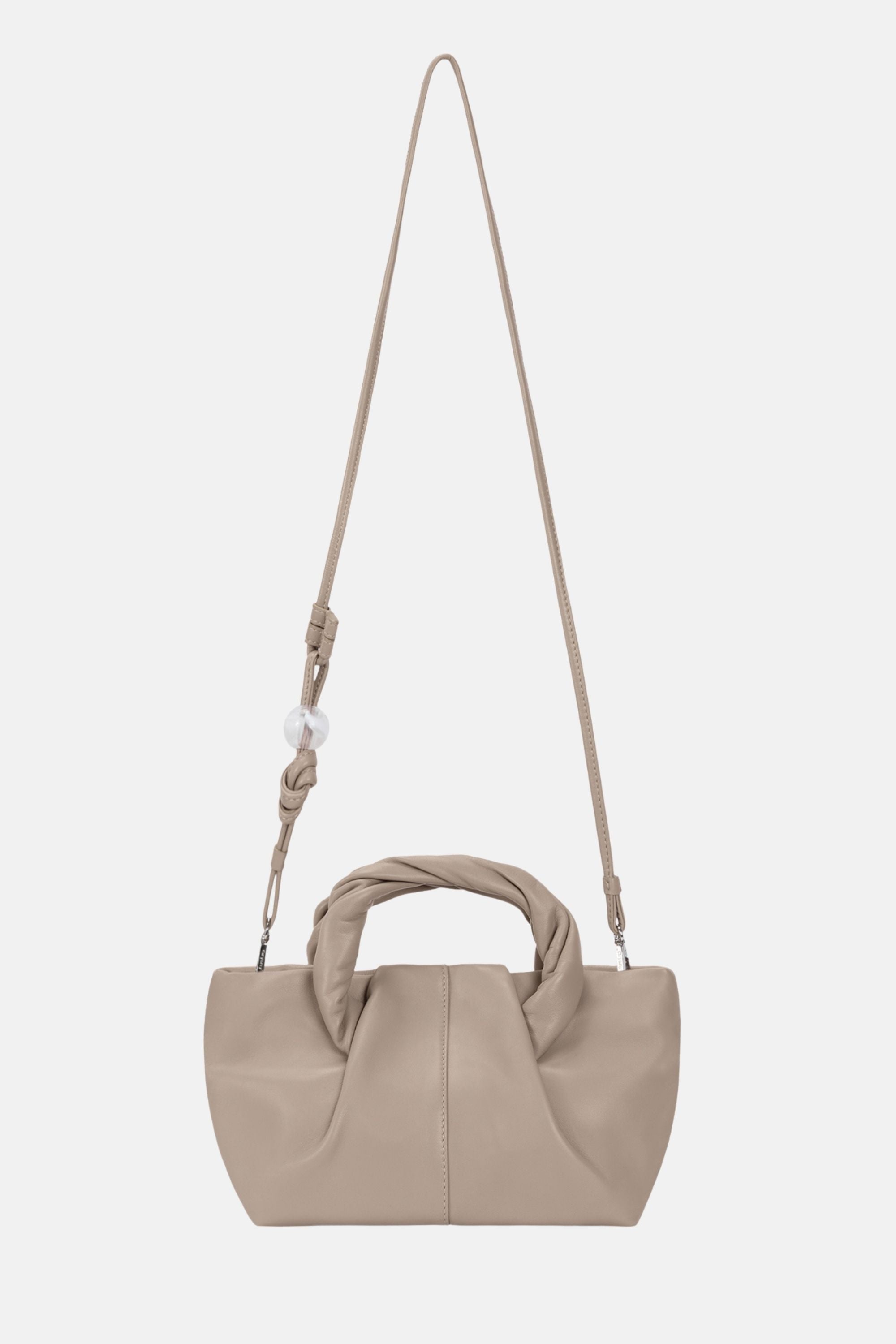 Oryany - Cozy Satchel Medium Crossbody Handbags - Taupe / One size