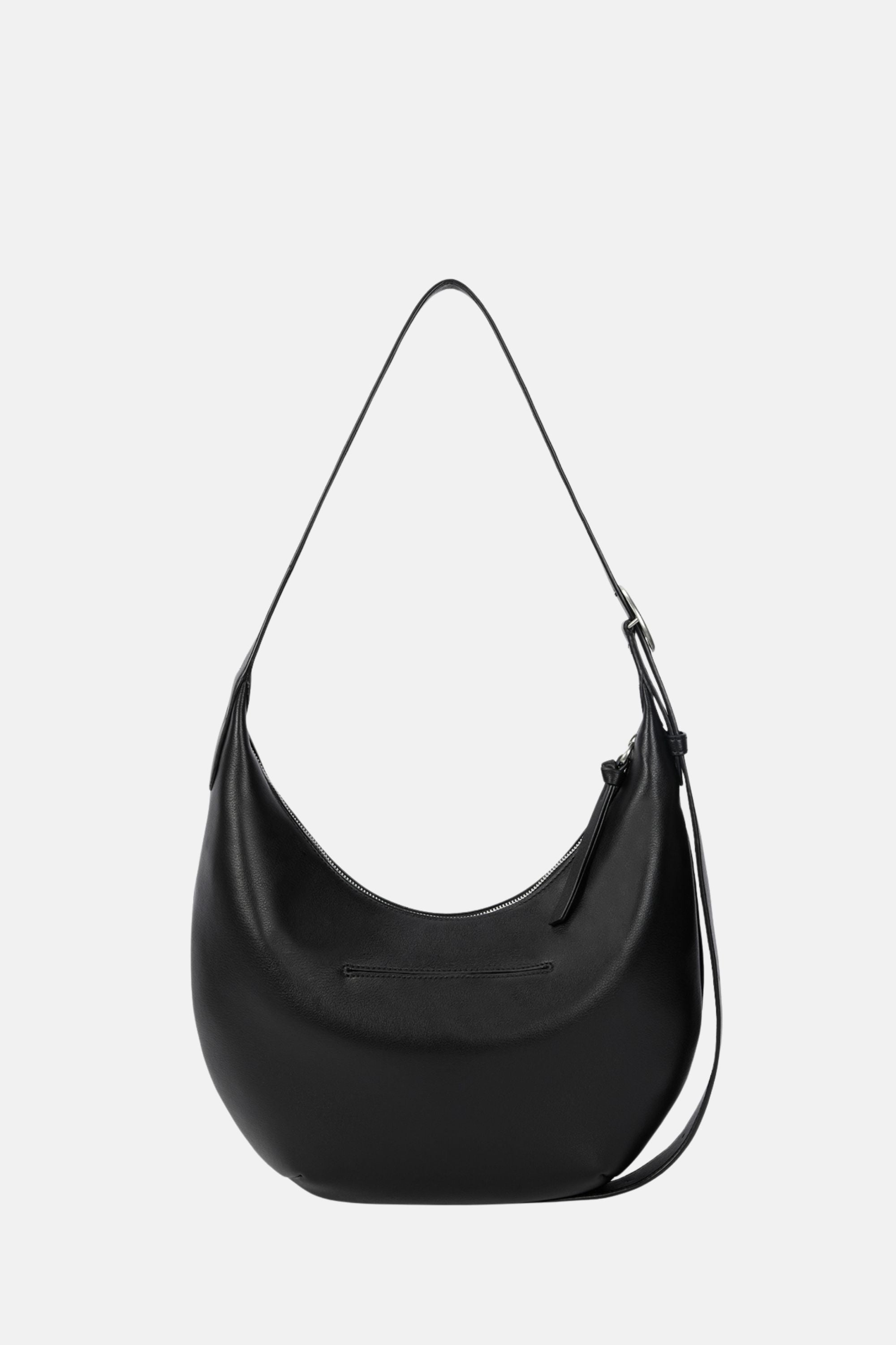 Crescent Shoulder - Hobo Bag - Black / One size