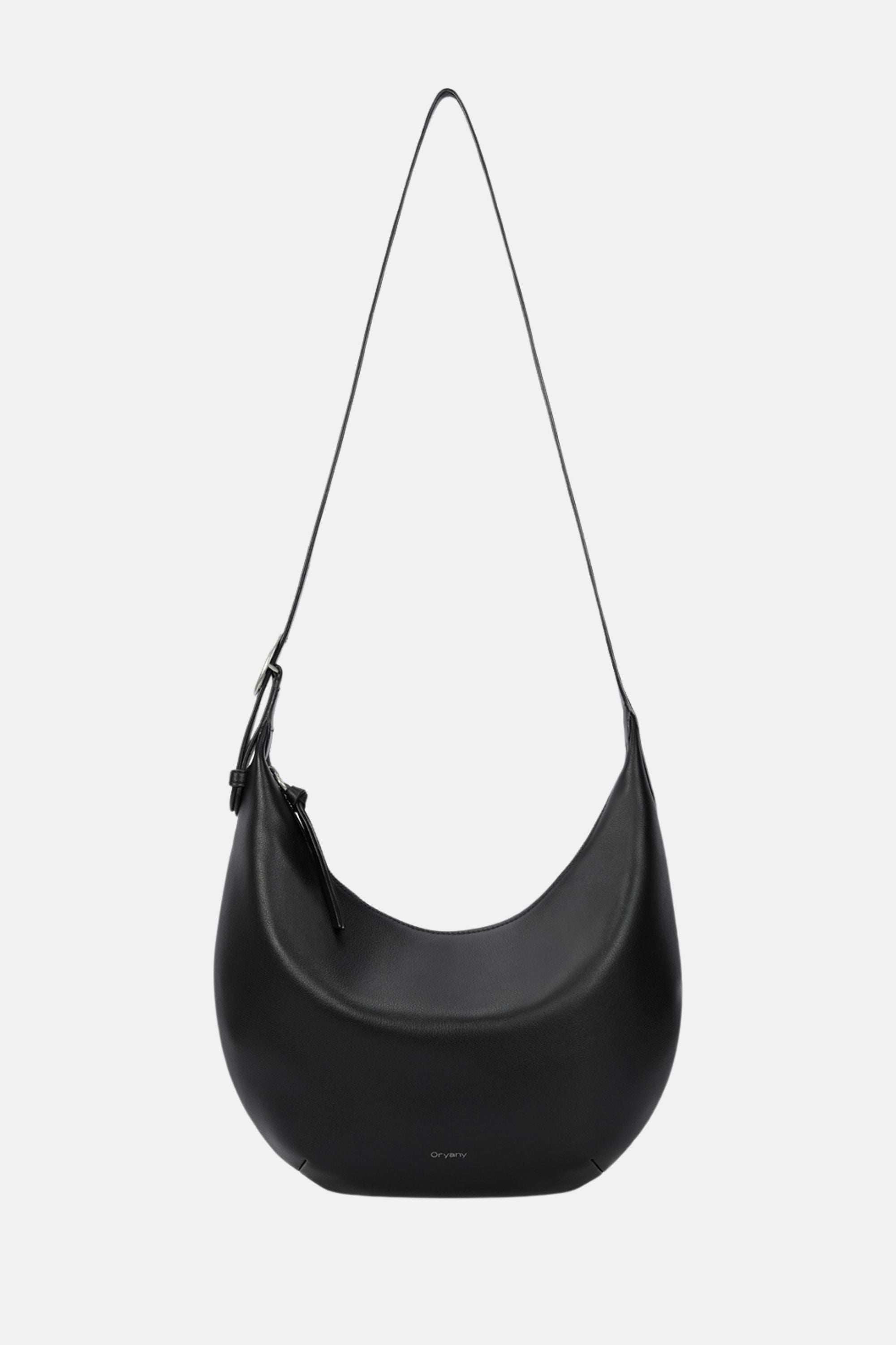 Crescent Shoulder - Hobo Bag - Black / One size