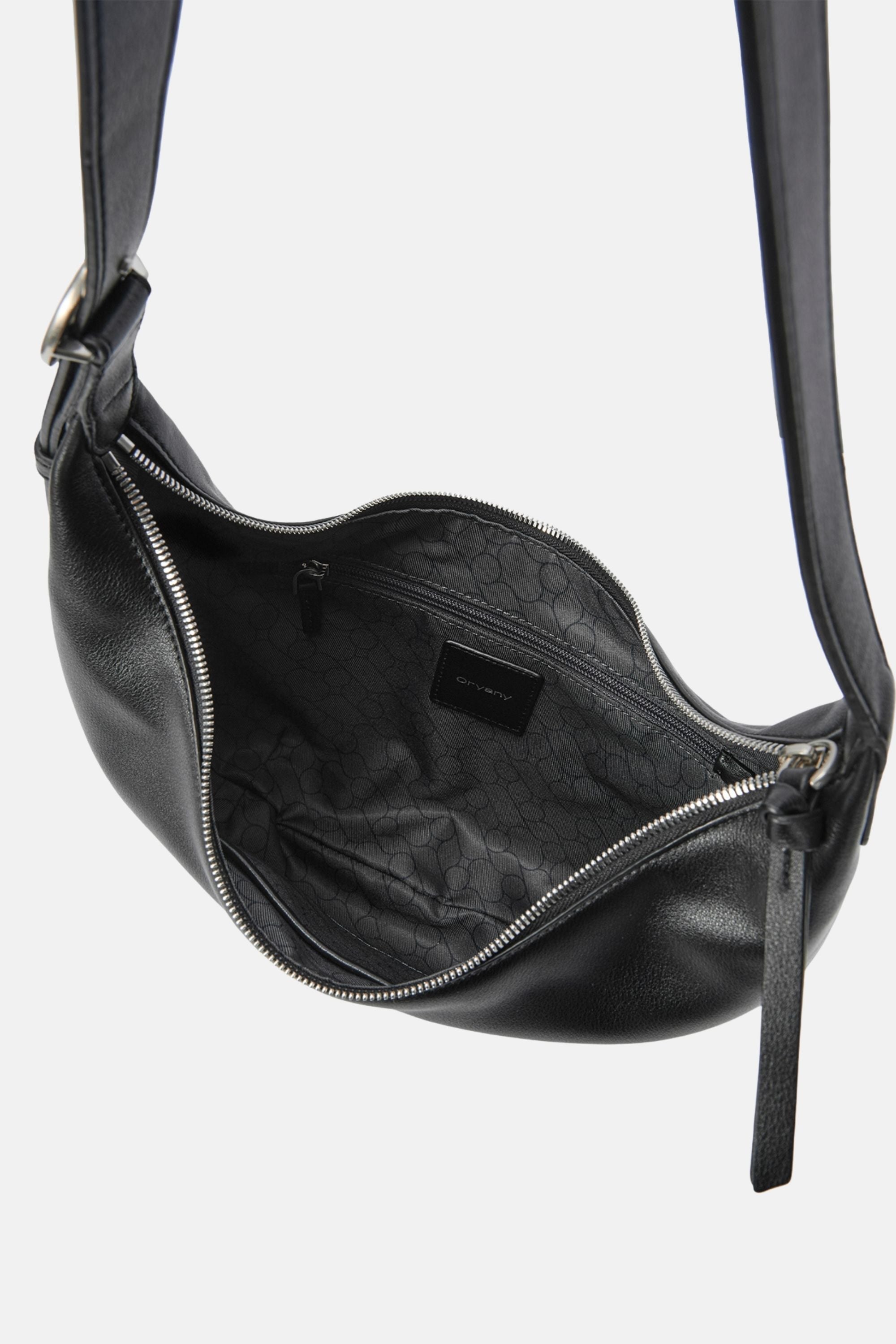 Crescent Shoulder - Hobo Bag - Black / One size