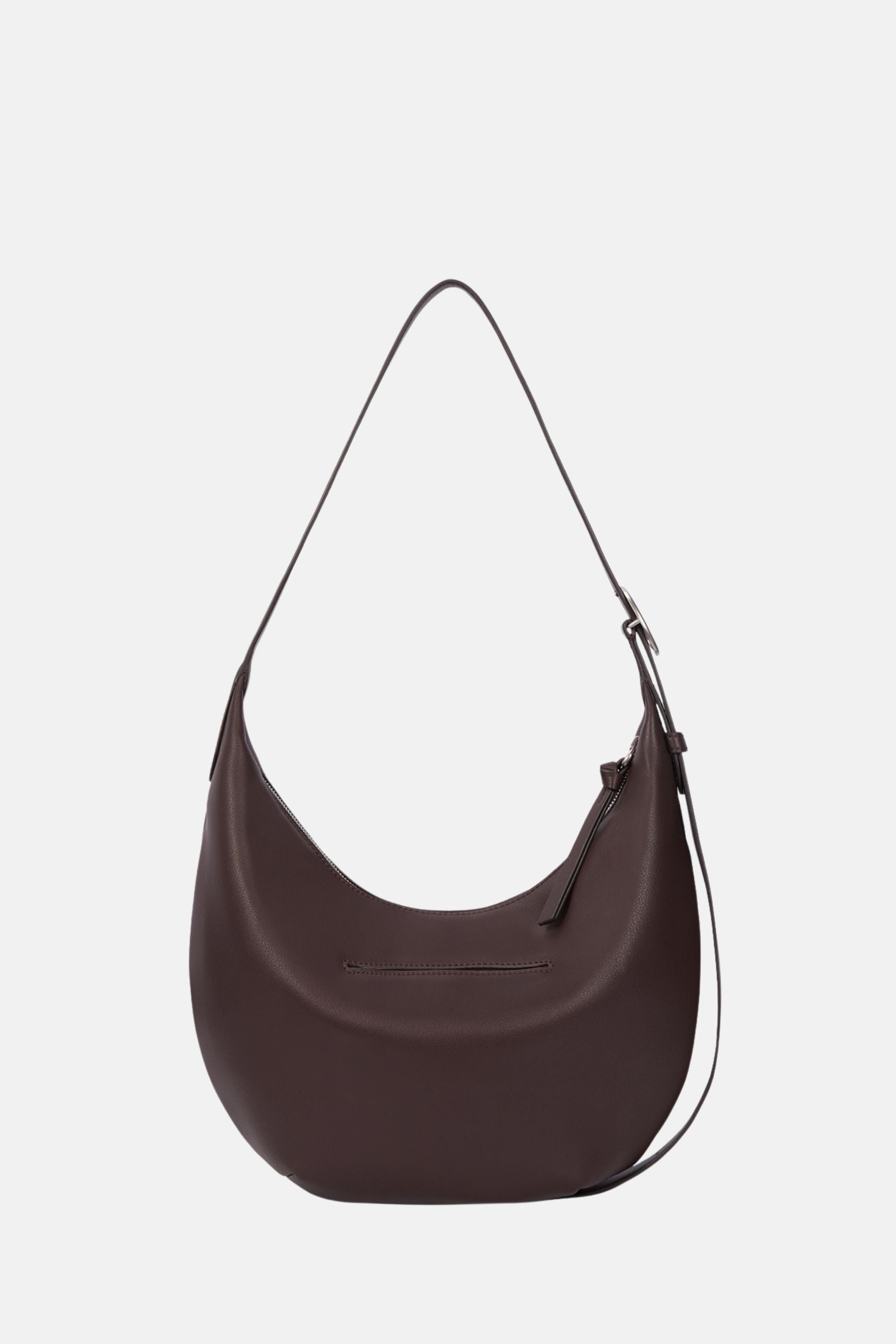 Crescent Shoulder - Hobo Bag - Sepia / One size