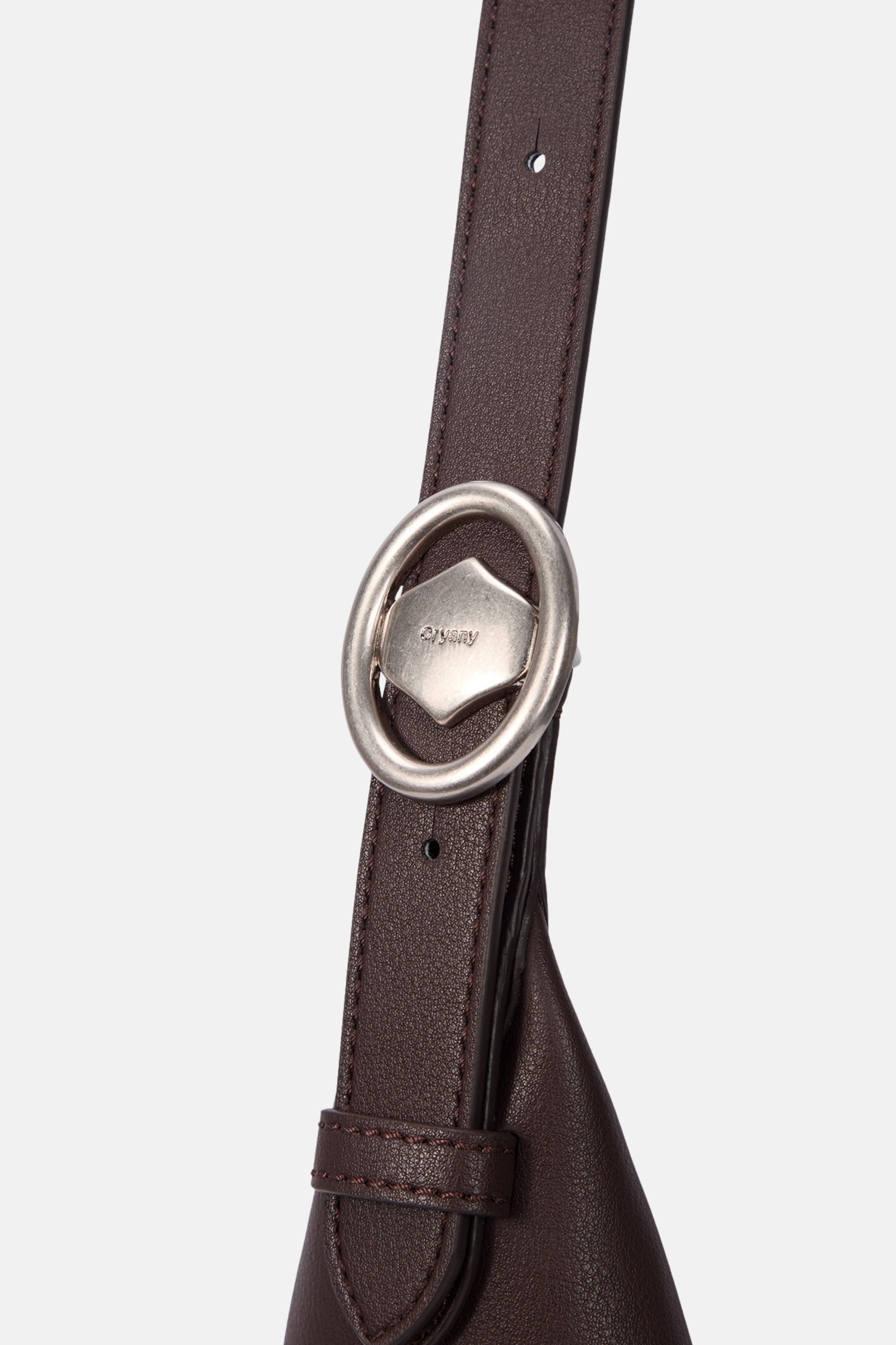 Crescent Shoulder - Hobo Bag - Sepia / One size