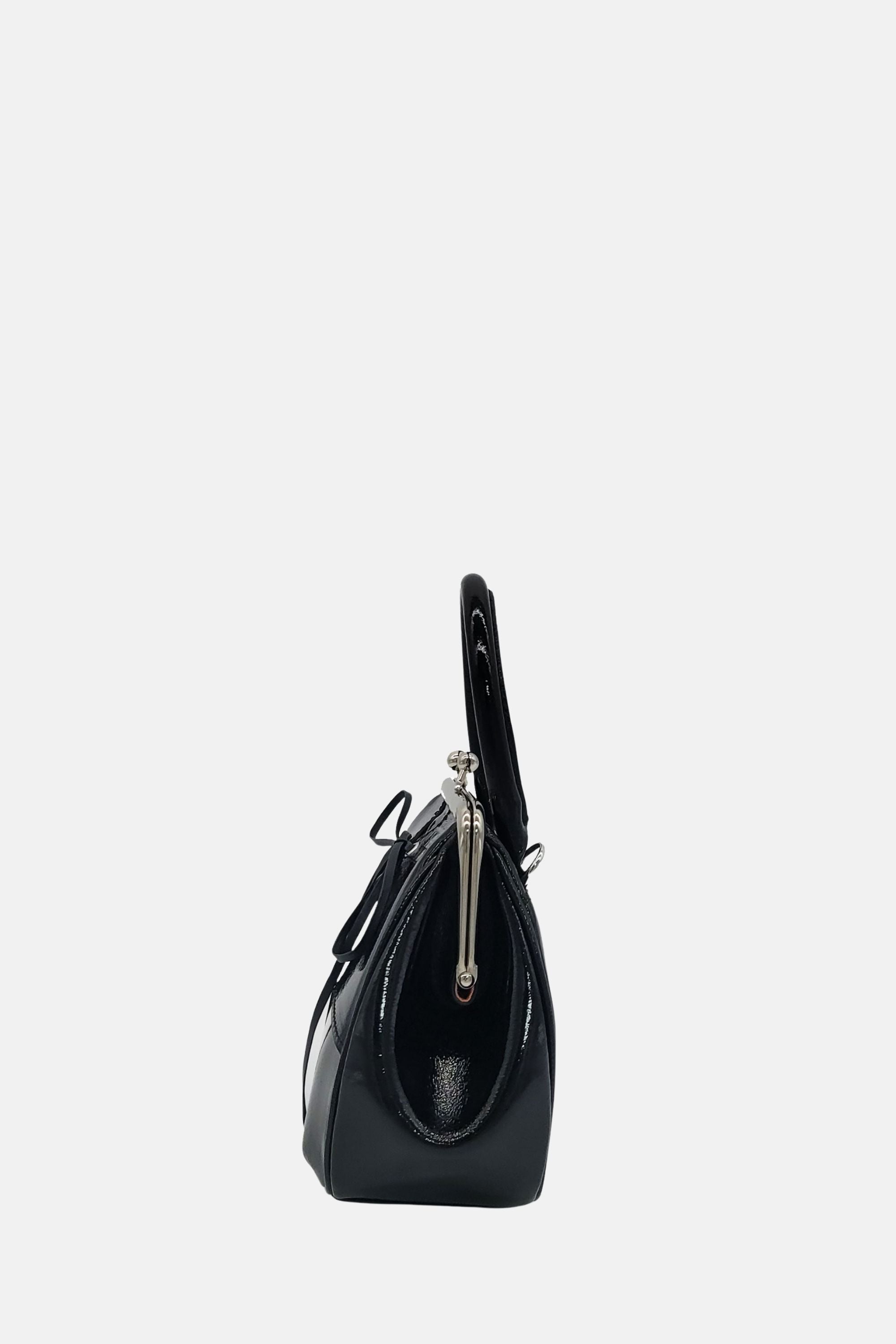Oryany - Lace Up Mini Tote Bag Handbags - Black / One size