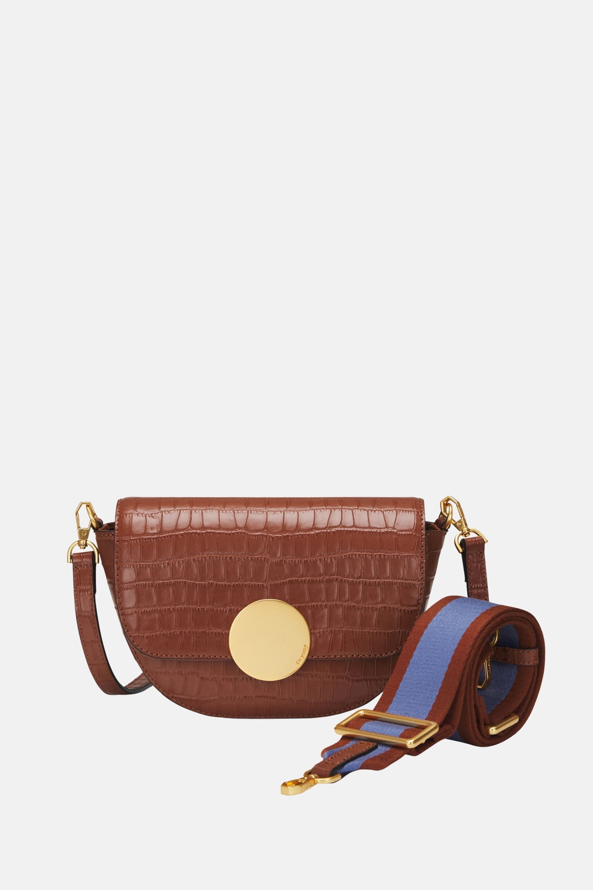 Lottie Croco Crossbody - Small Crossbody - Toffee Tan / One size