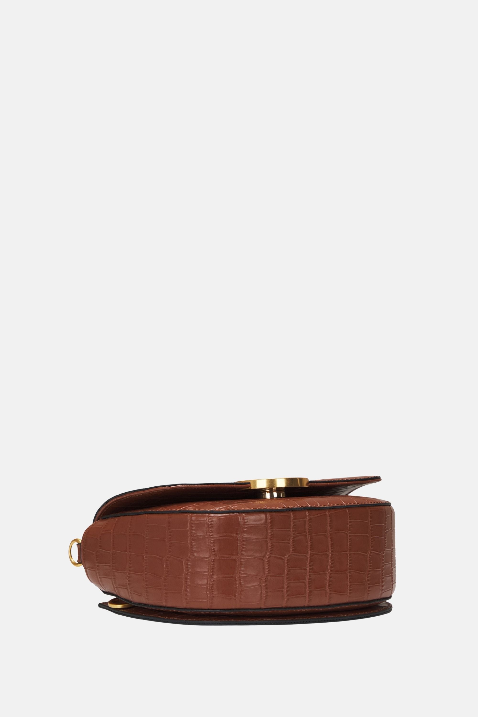 Lottie Croco Crossbody - Small Crossbody - Toffee Tan / One size