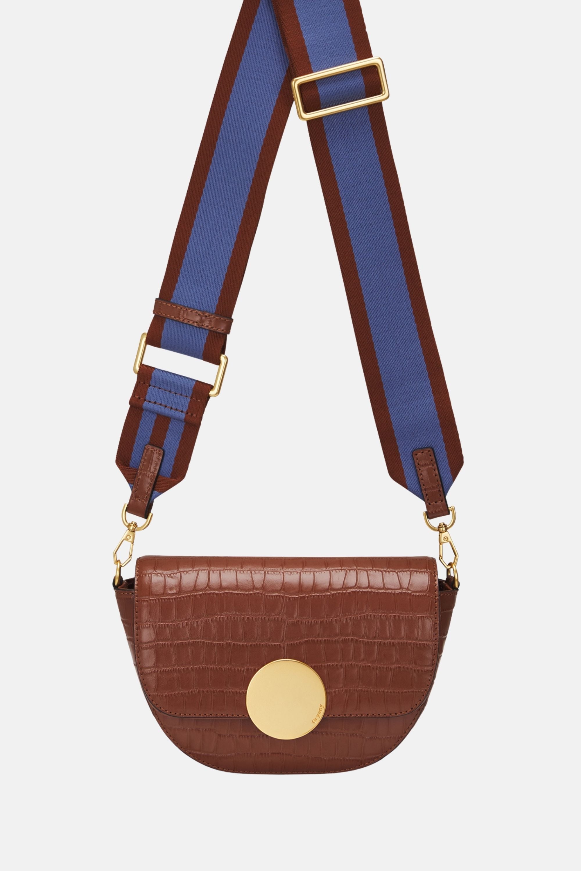 Lottie Croco Crossbody - Small Crossbody - Toffee Tan / One size