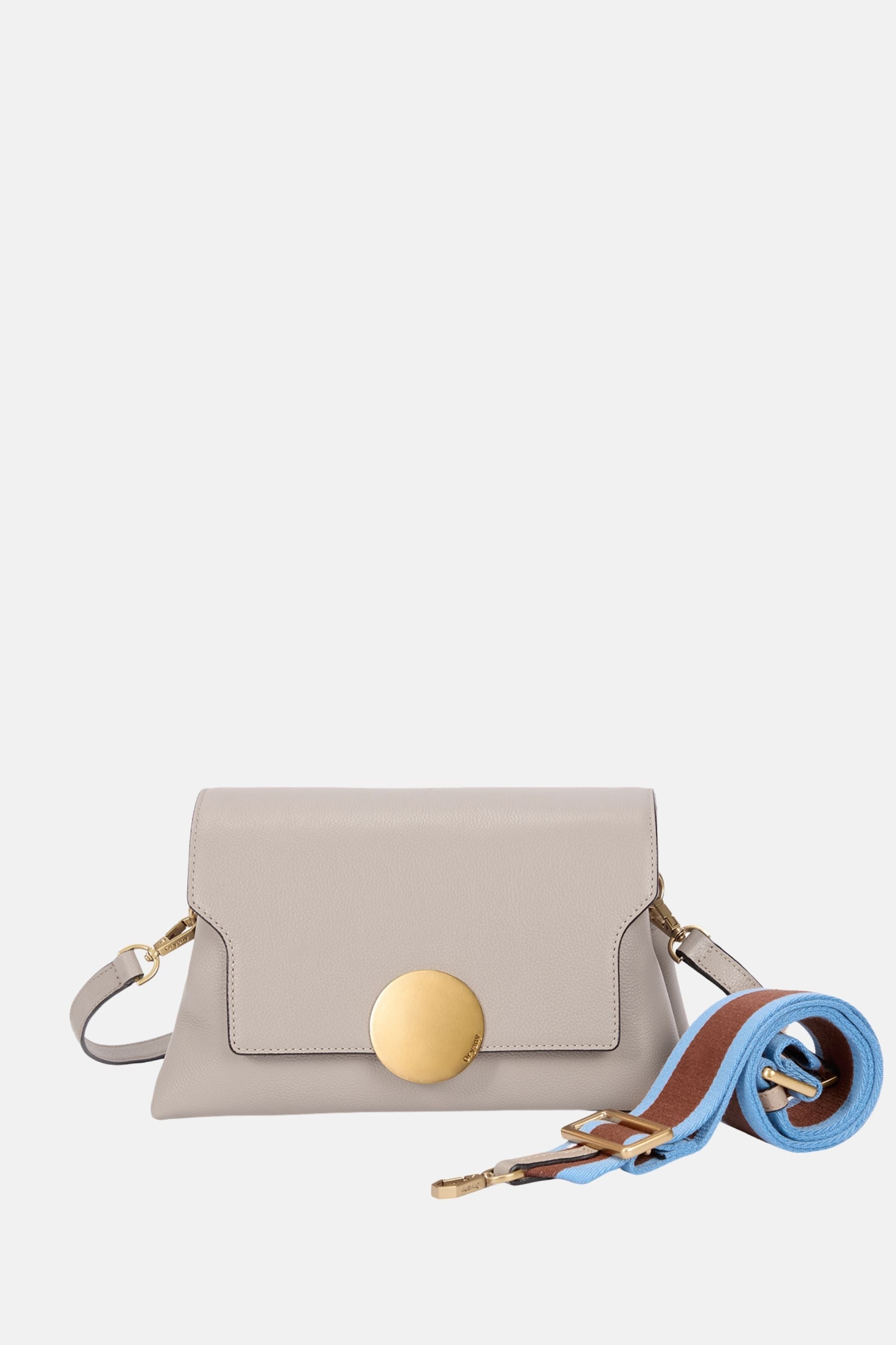 Oryany - Lottie Flap Crossbody Medium Handbags - Taupe / One size