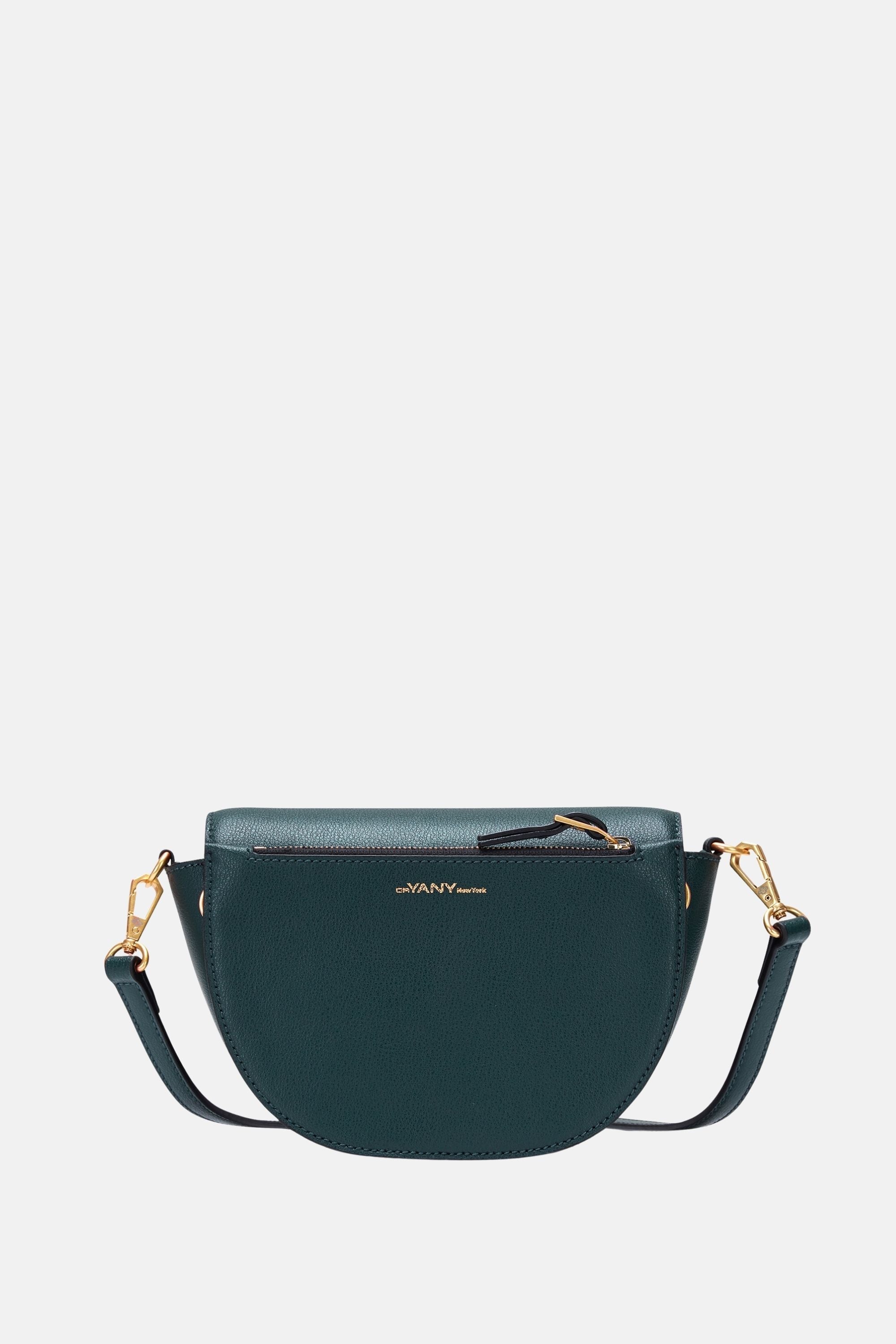 Oryany - Lottie Saddle Crossbody Small Handbags - Green / One size