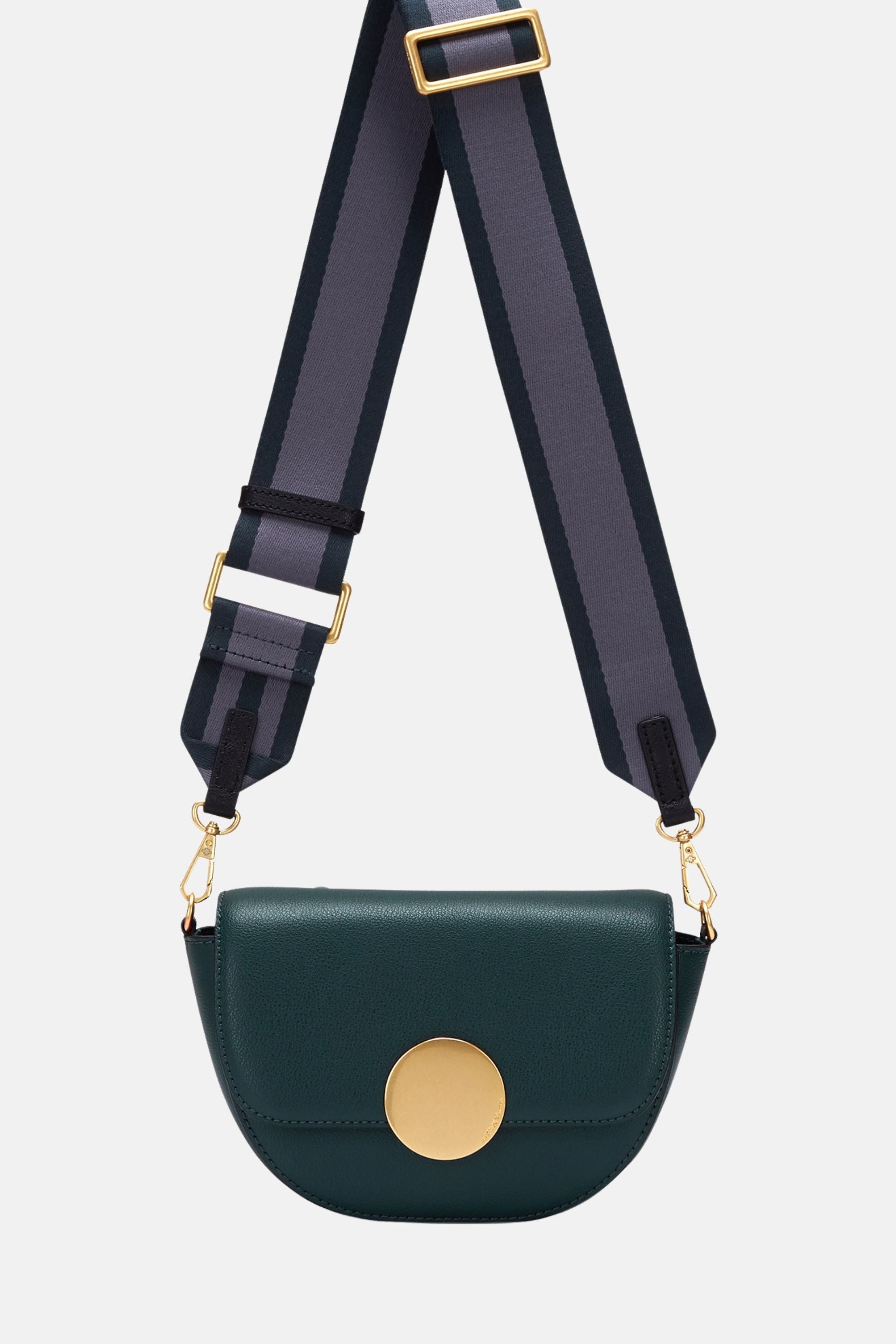 Oryany - Lottie Saddle Crossbody Small Handbags - Green / One size