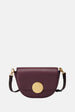 Oryany - Lottie Saddle Crossbody Small Handbags - Maroon Leather