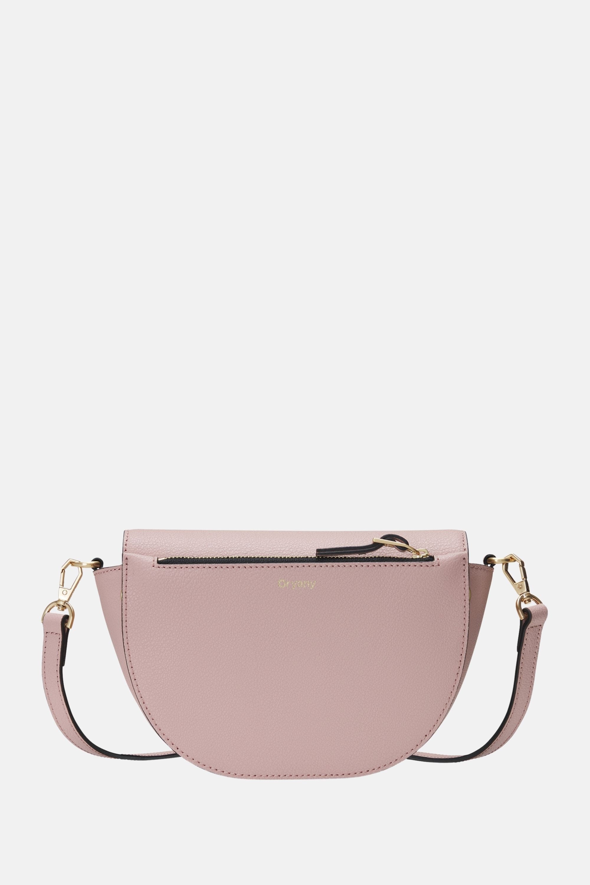 Oryany - Lottie Saddle Crossbody Small Handbags - Vintage Pink Leather
