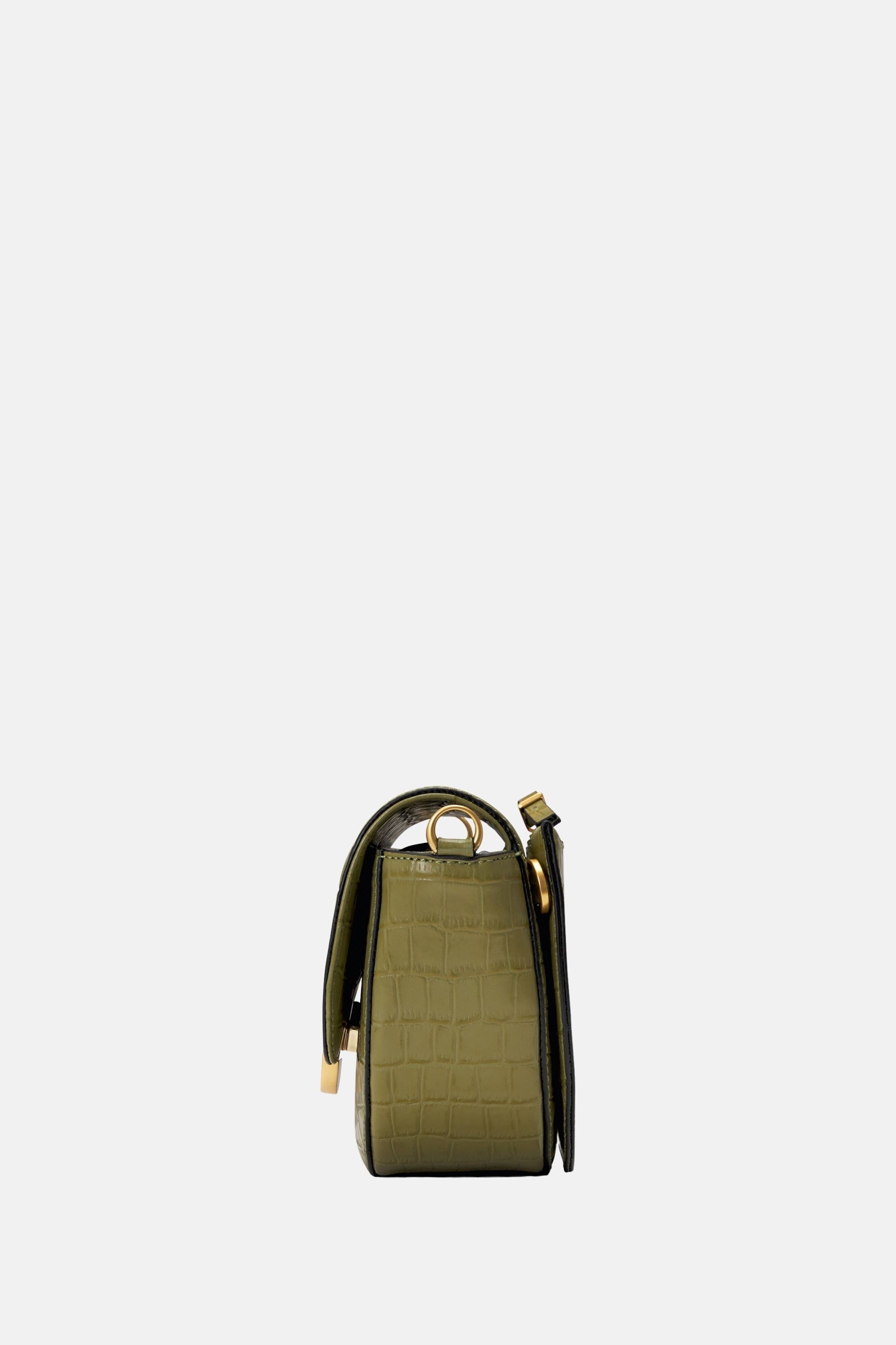 Lottie Croco Crossbody - Small Crossbody - Leaf Olive / One size