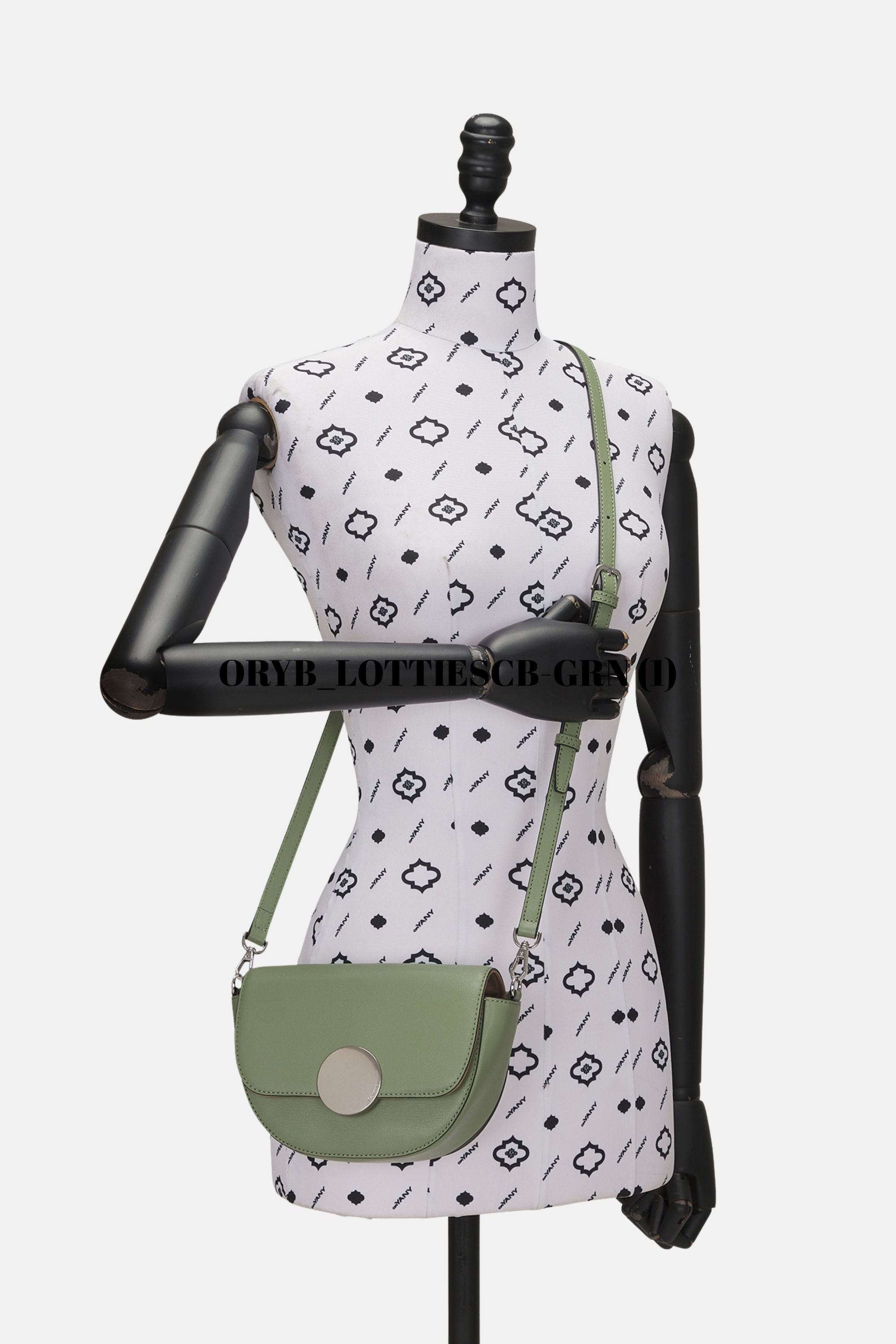 Oryany - Lottie Saddle Crossbody Small Handbags - Jade Green / One size