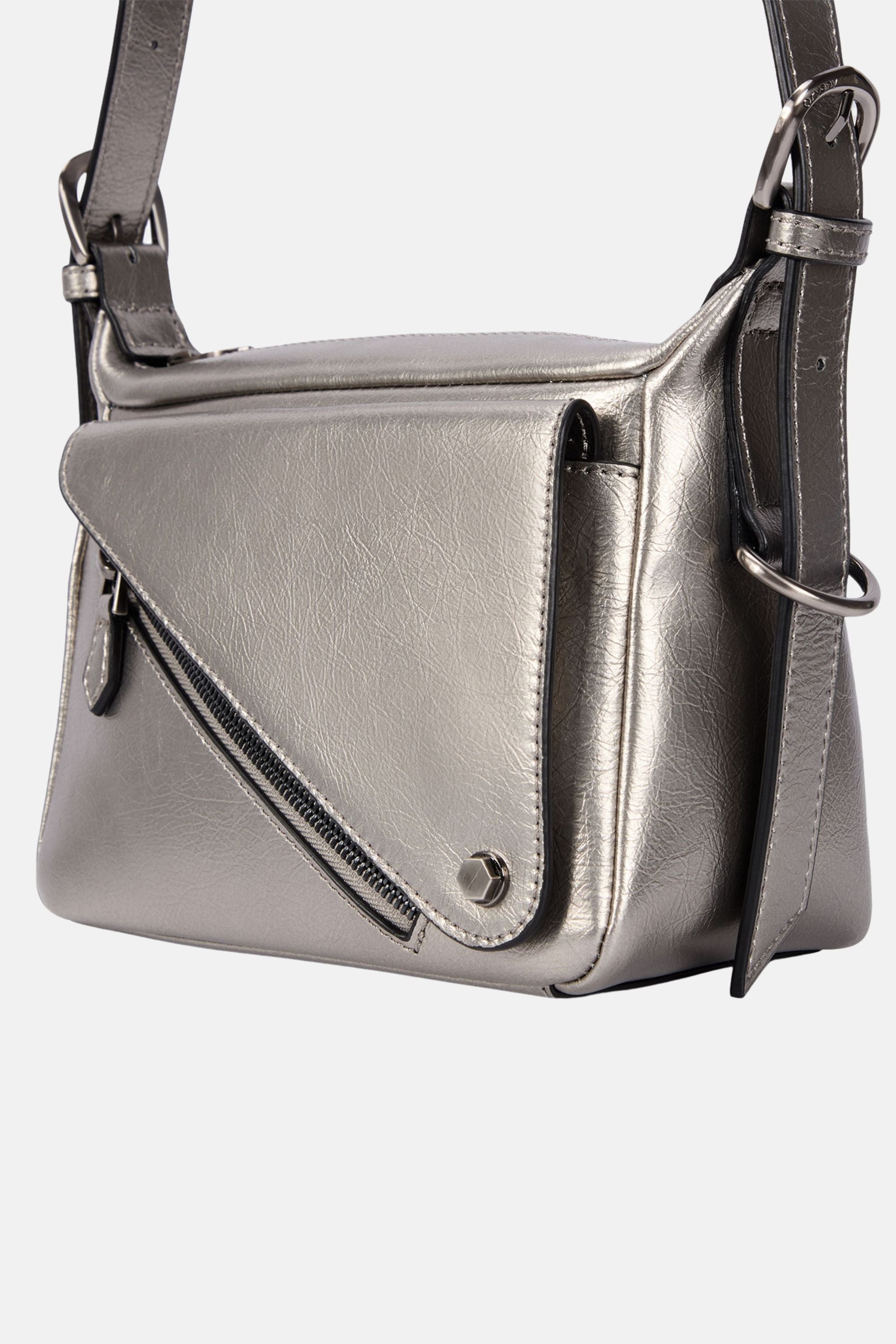 Oryany - Moto Crossbody Small Handbags - Pewter / One size