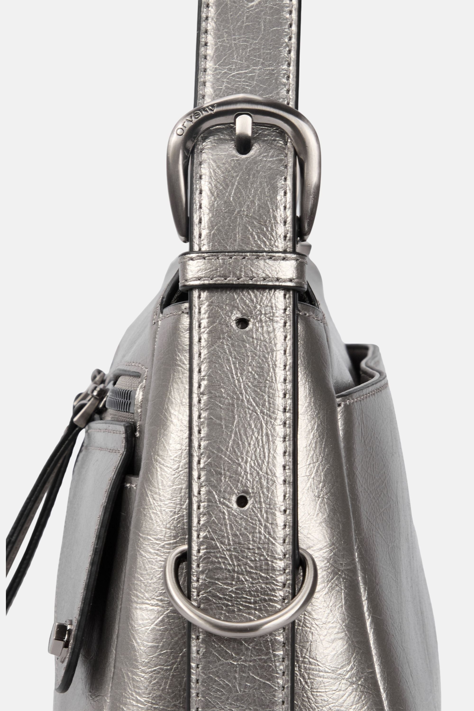 Oryany - Moto Shoulder Medium Should Bag Handbags - Pewter / One size