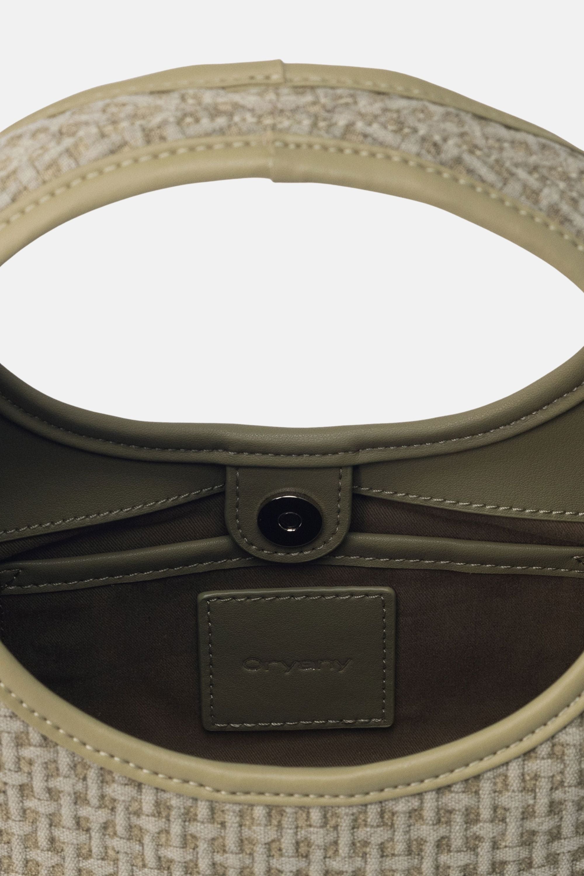 Waffle Canvas Women's Tote Bag - Olive / One size