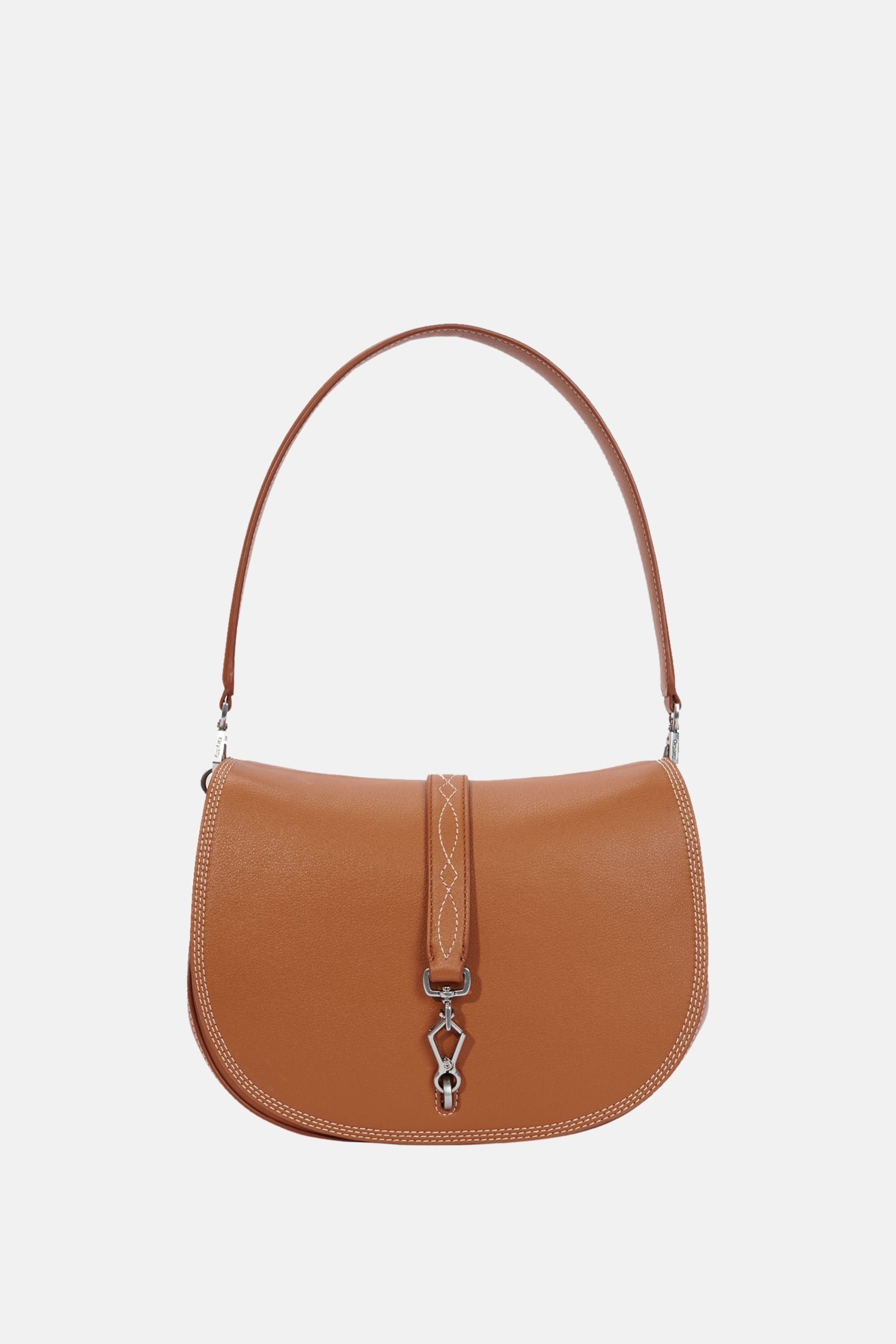 Sample Product - Oryany - Western Stitch Saddle Bag - Tiki Tan Leather