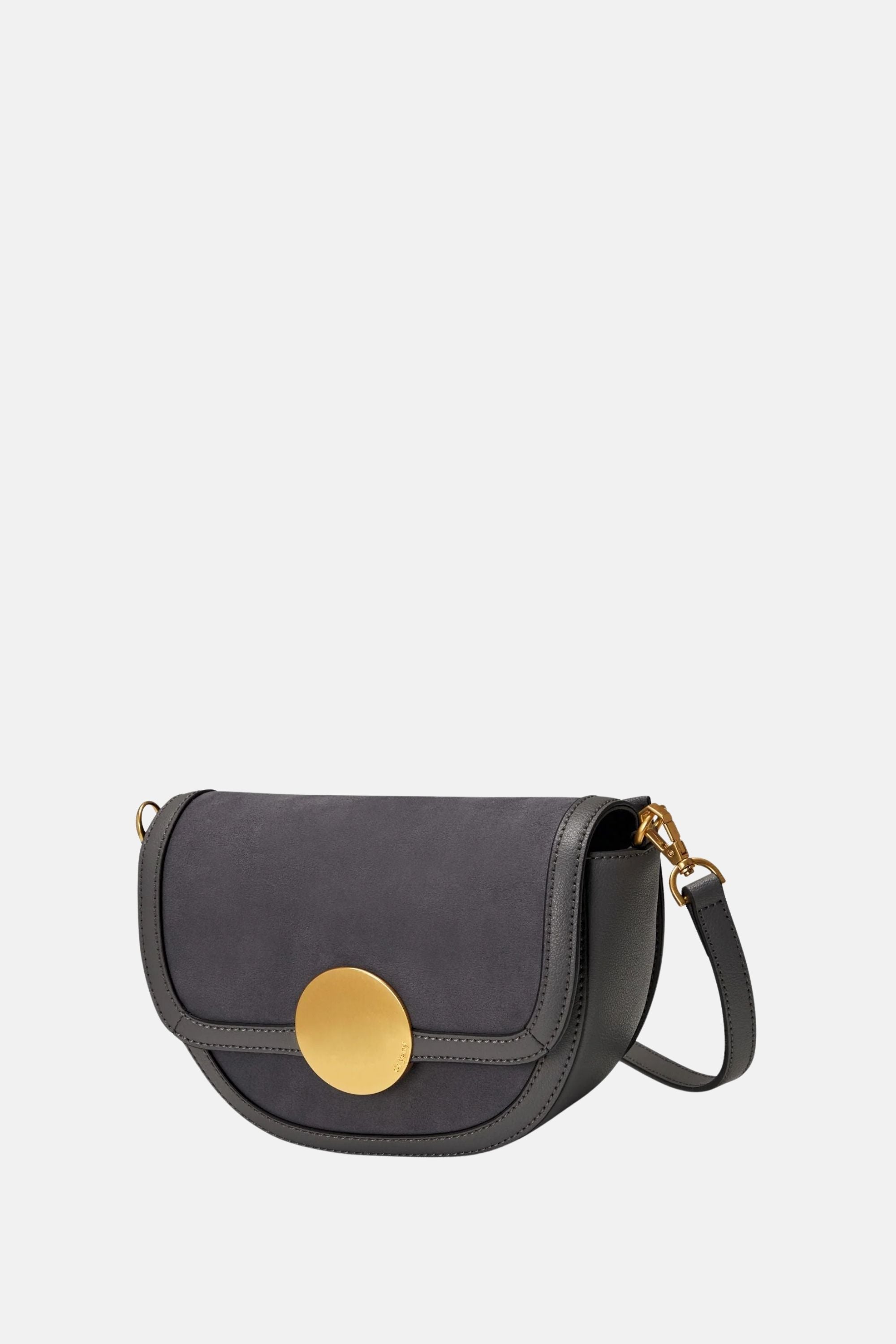 Oryany Lottie Suede - Small Crossbody - Cool Grey / One size