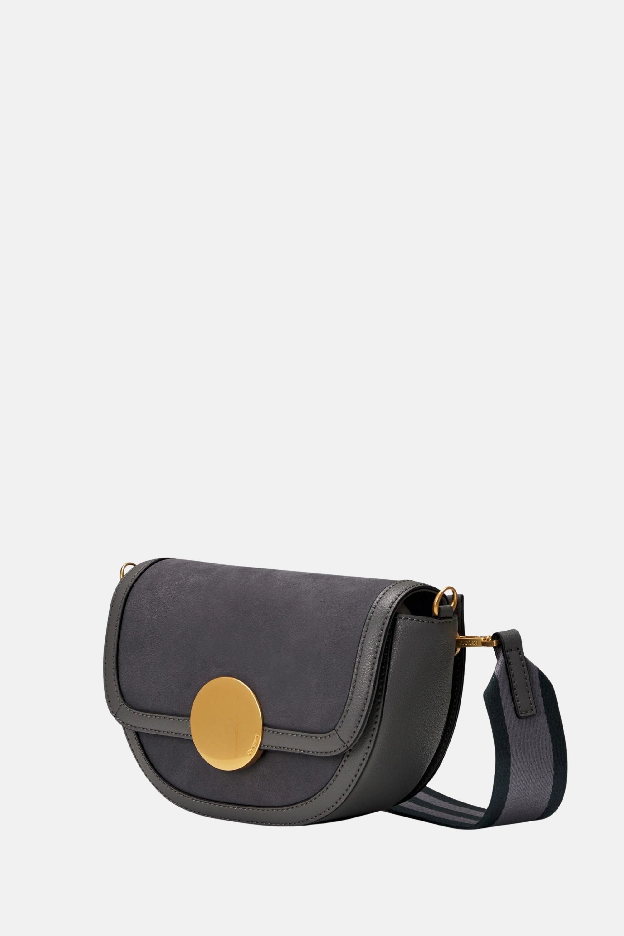 Oryany Lottie Suede - Small Crossbody - Cool Grey / One size