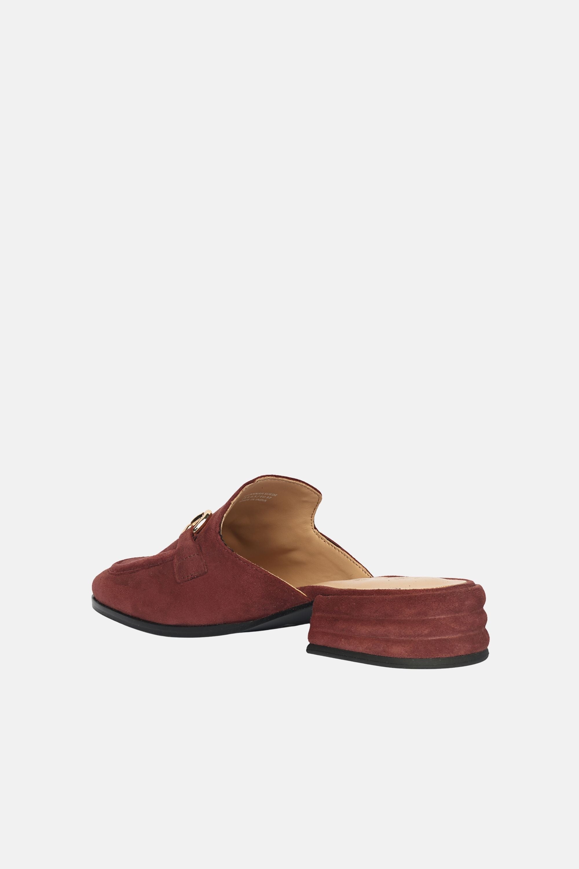 Savannah Suede - Heeled Mule