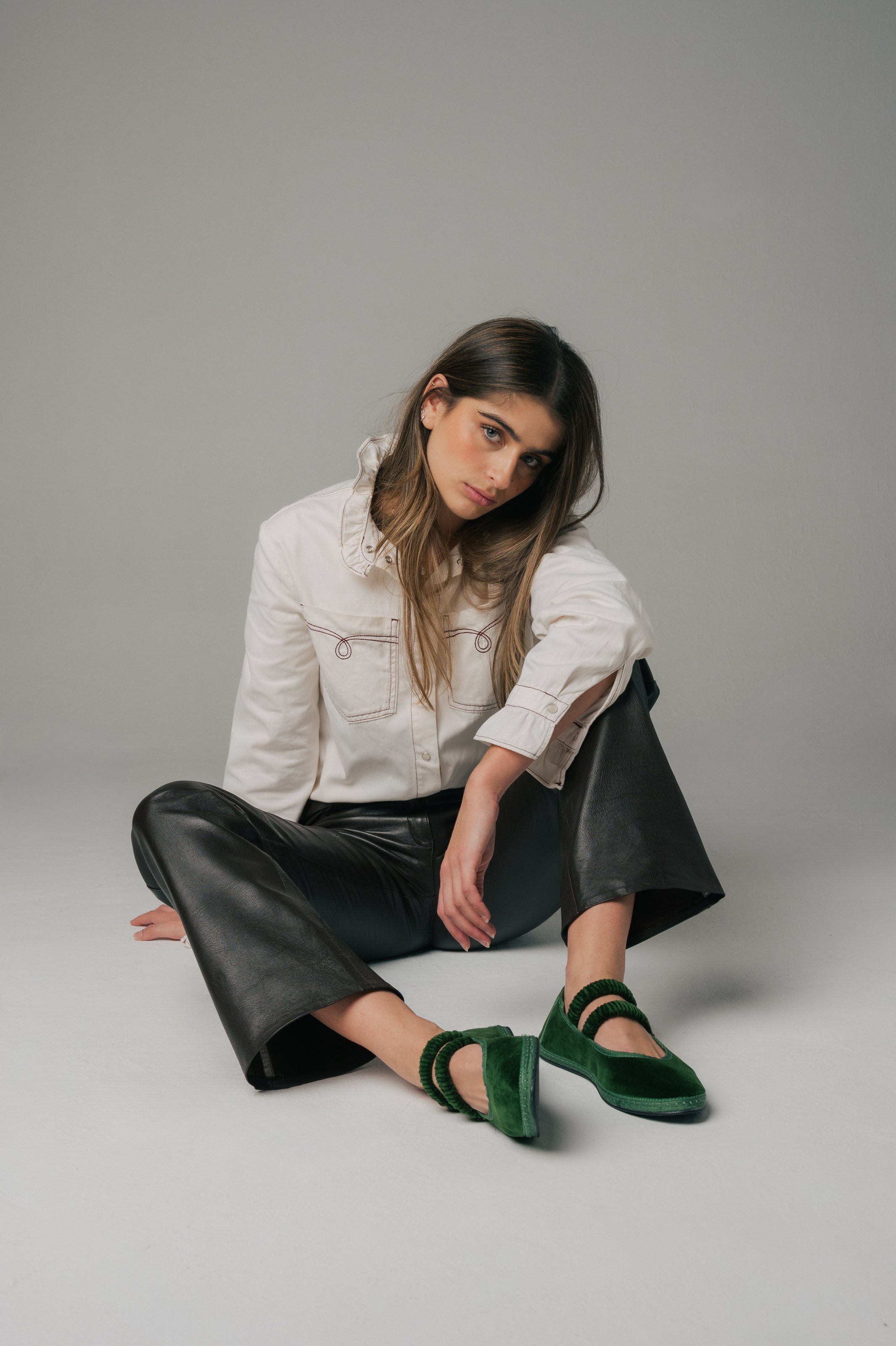 Double Lace Ballerina Emerald