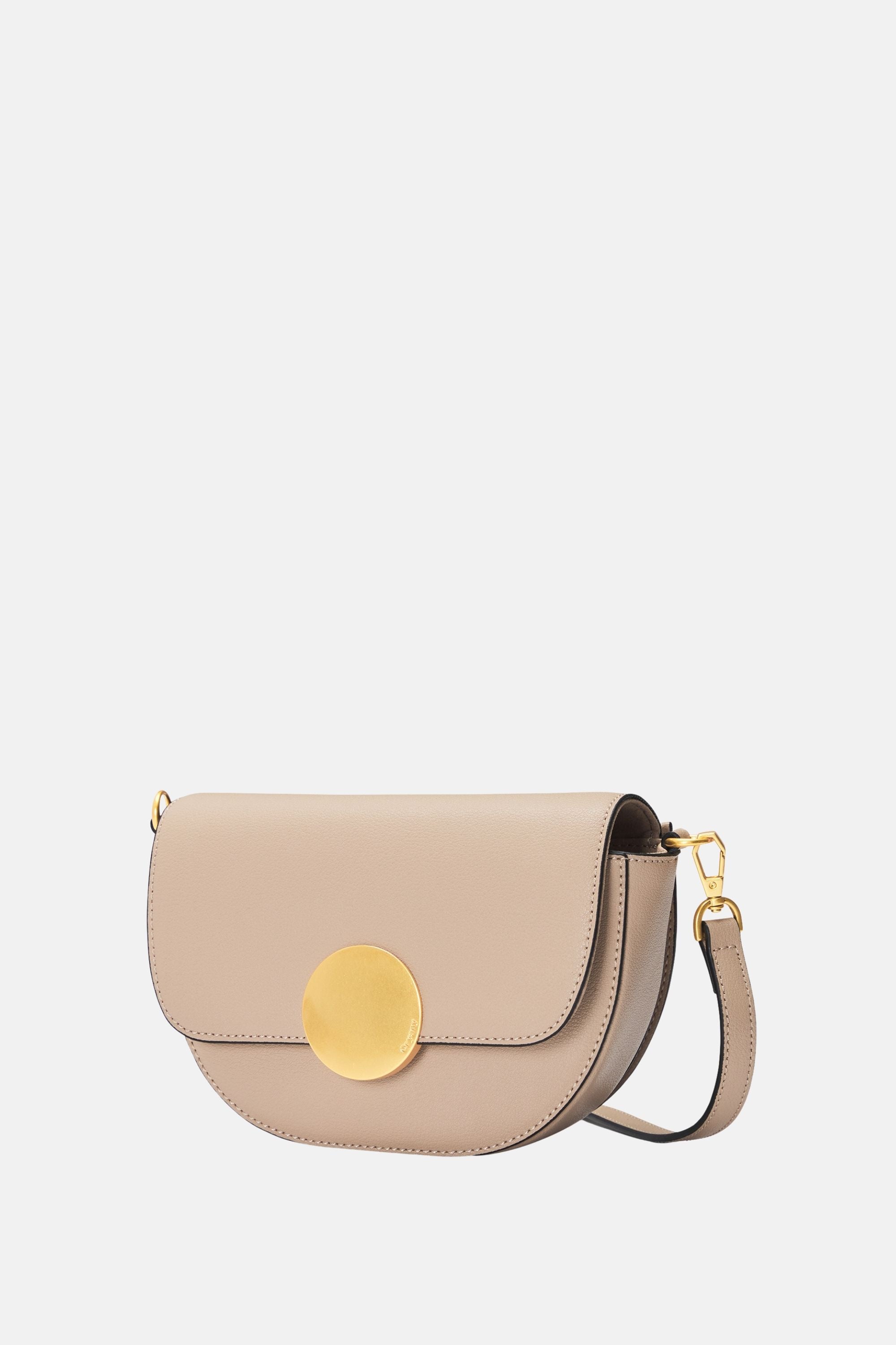 Oryany - Lottie Saddle Crossbody Small Handbags - Taupe / One size