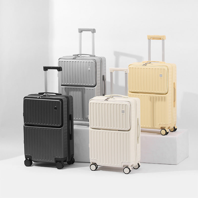 Hardside Spinner Suitcase with Front Access Compartment