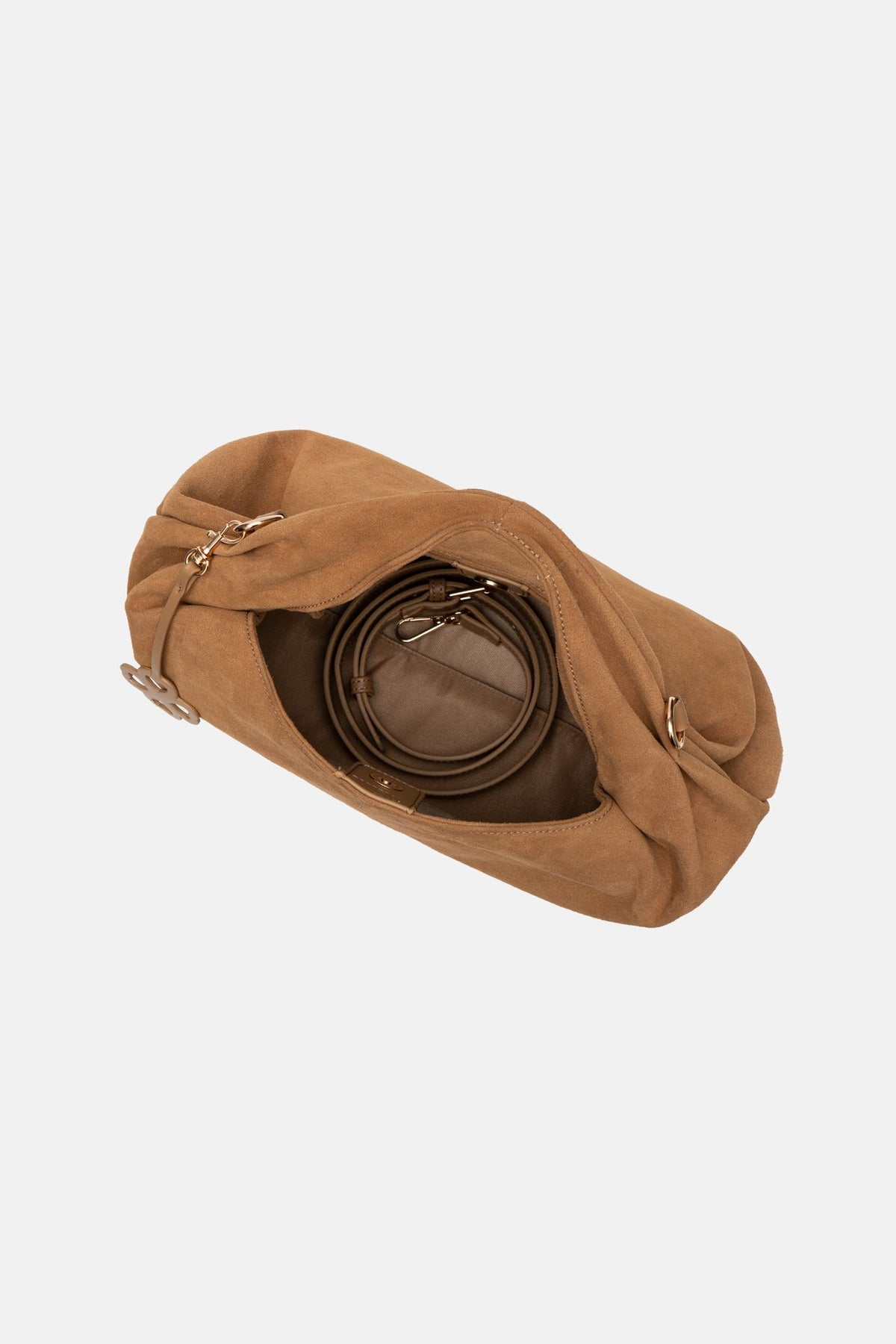 Jelavu - Florence Suede Beige Satchel Bag