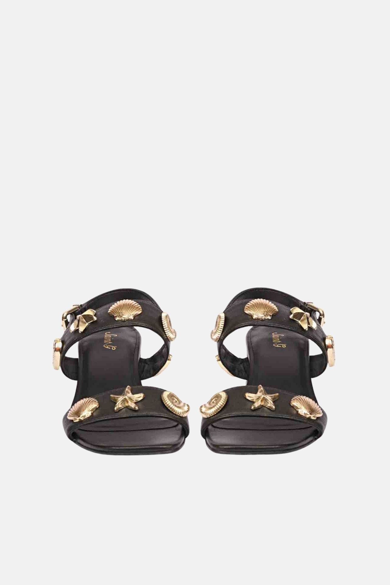 The Saint G - Uri - Black Sandals