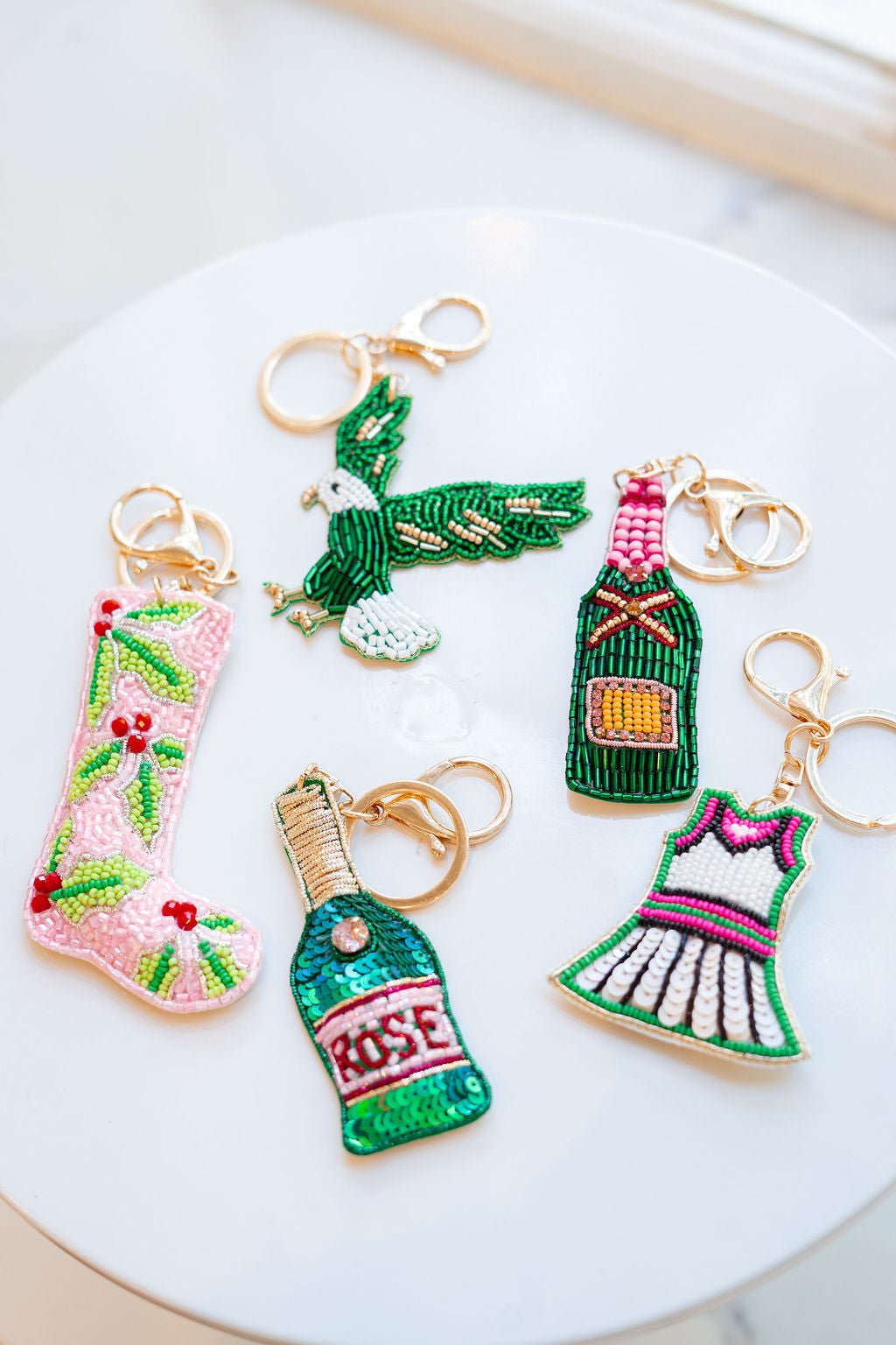 Hand Beaded - Key Chains - Bag Charm
