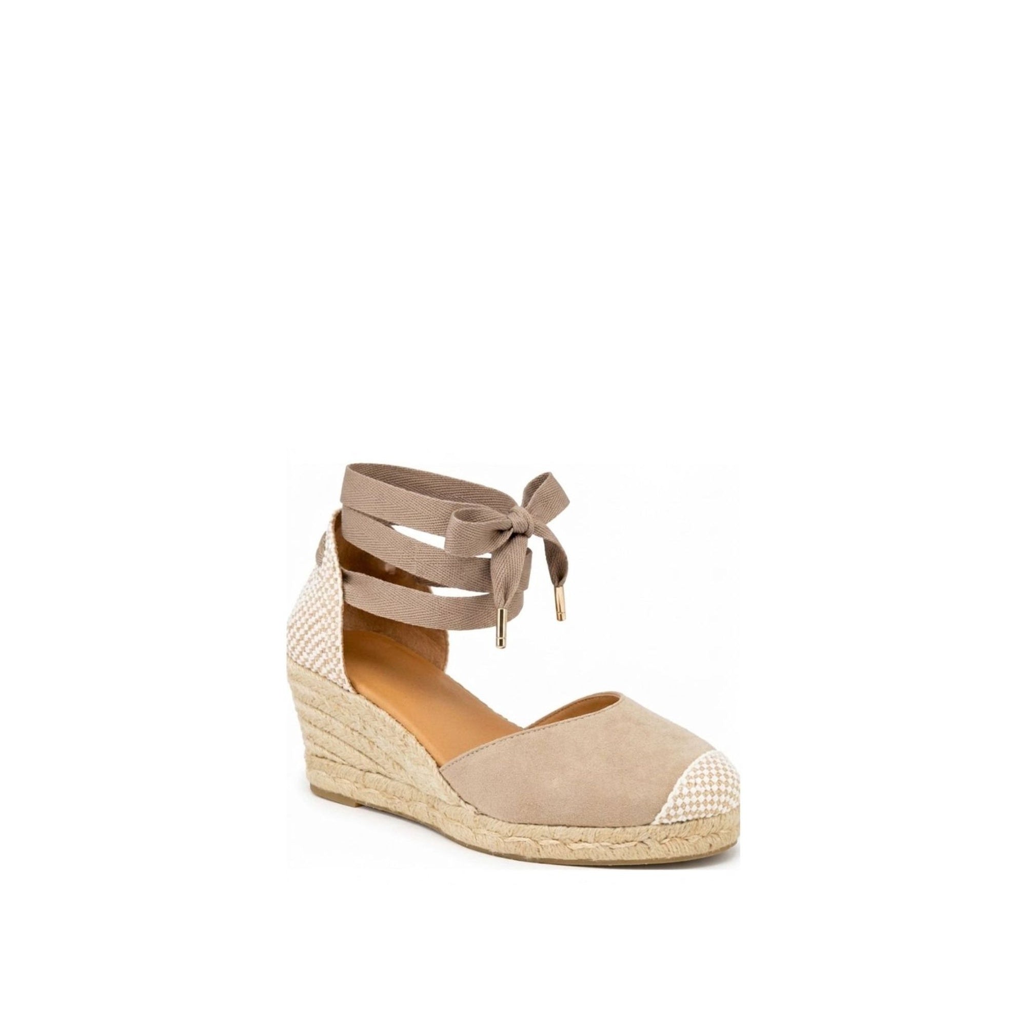 Jimena Mid Laces Taupe