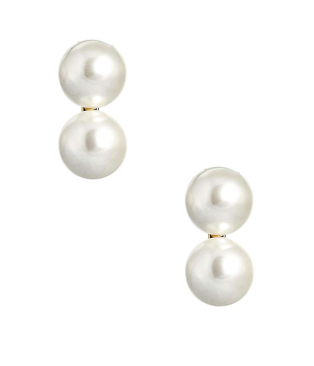 Large Belle - Double Pearl earrings - Belle of the Ball