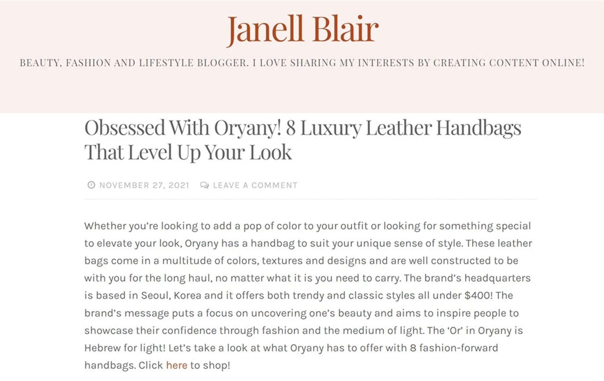 Blog by Janell C Blair - FutureBrandsGroup