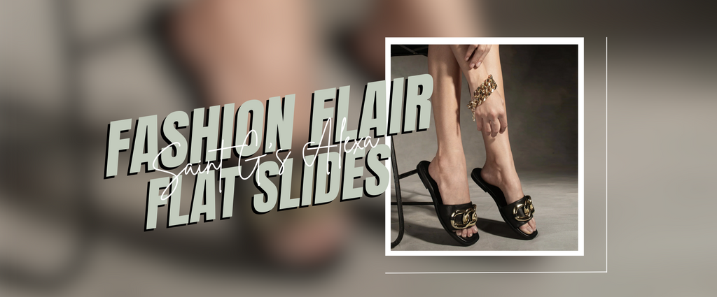 Fashion Flair for Your Feet: Saint G's Alexa Flat Slides Review | Blog Cover