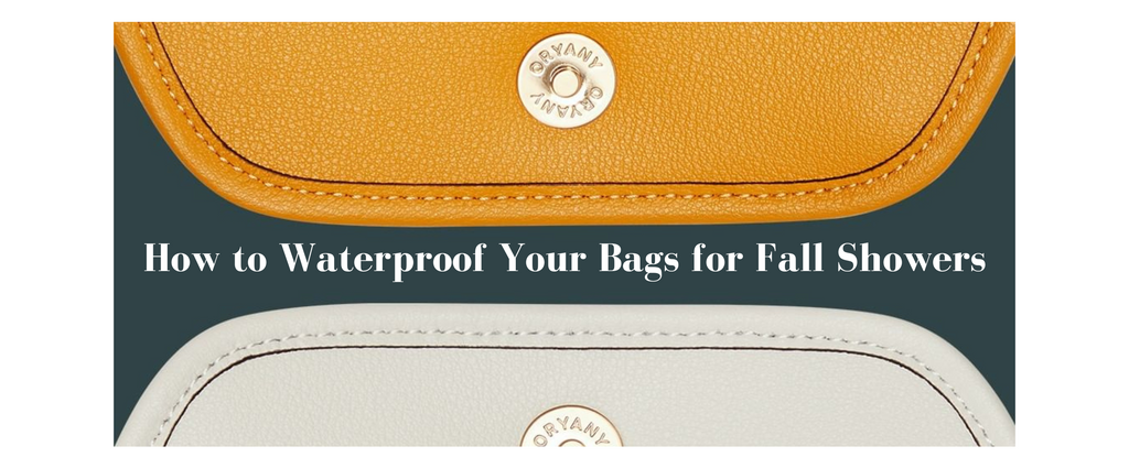 How to Waterproof Your Bags for Fall Showers