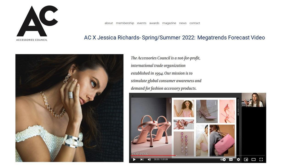 Accessories Council x Jessica Richards- Spring/Summer 2022: Megatrends Forecast Video - FutureBrandsGroup