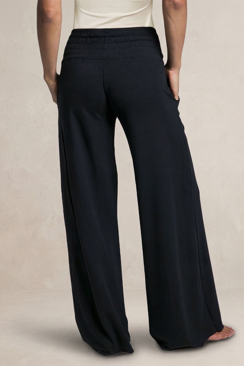 KIRAGRACE COZY BOHO YOGA PANT: BLACK