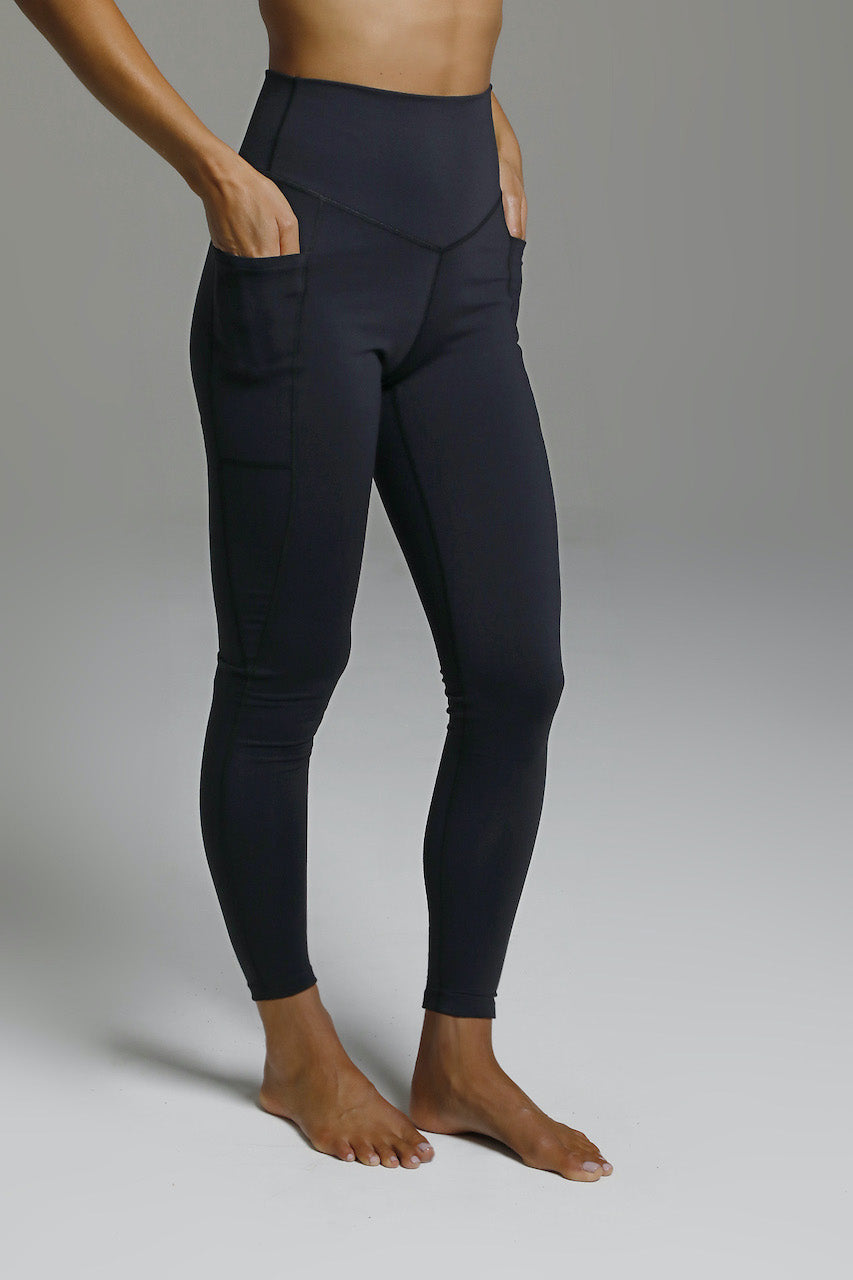 DUCHESS YOGA 7/8 LEGGING: BLACK
