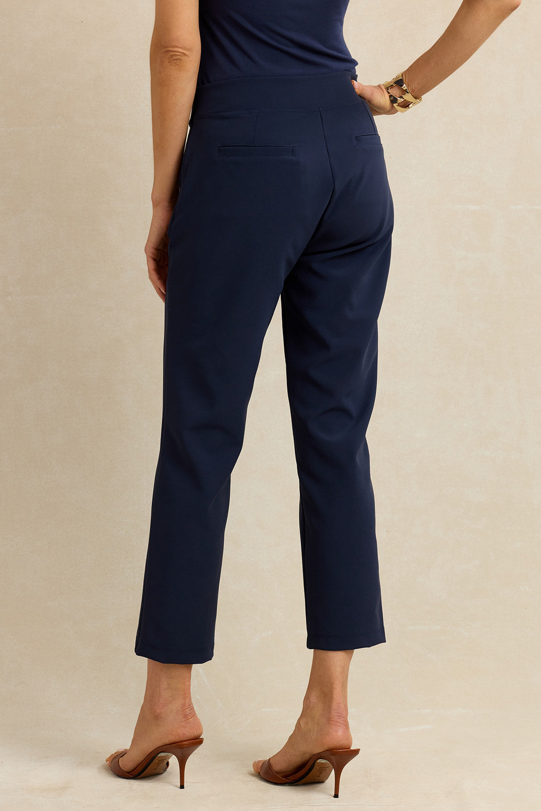 KATIE PANT: OXFORD NAVY