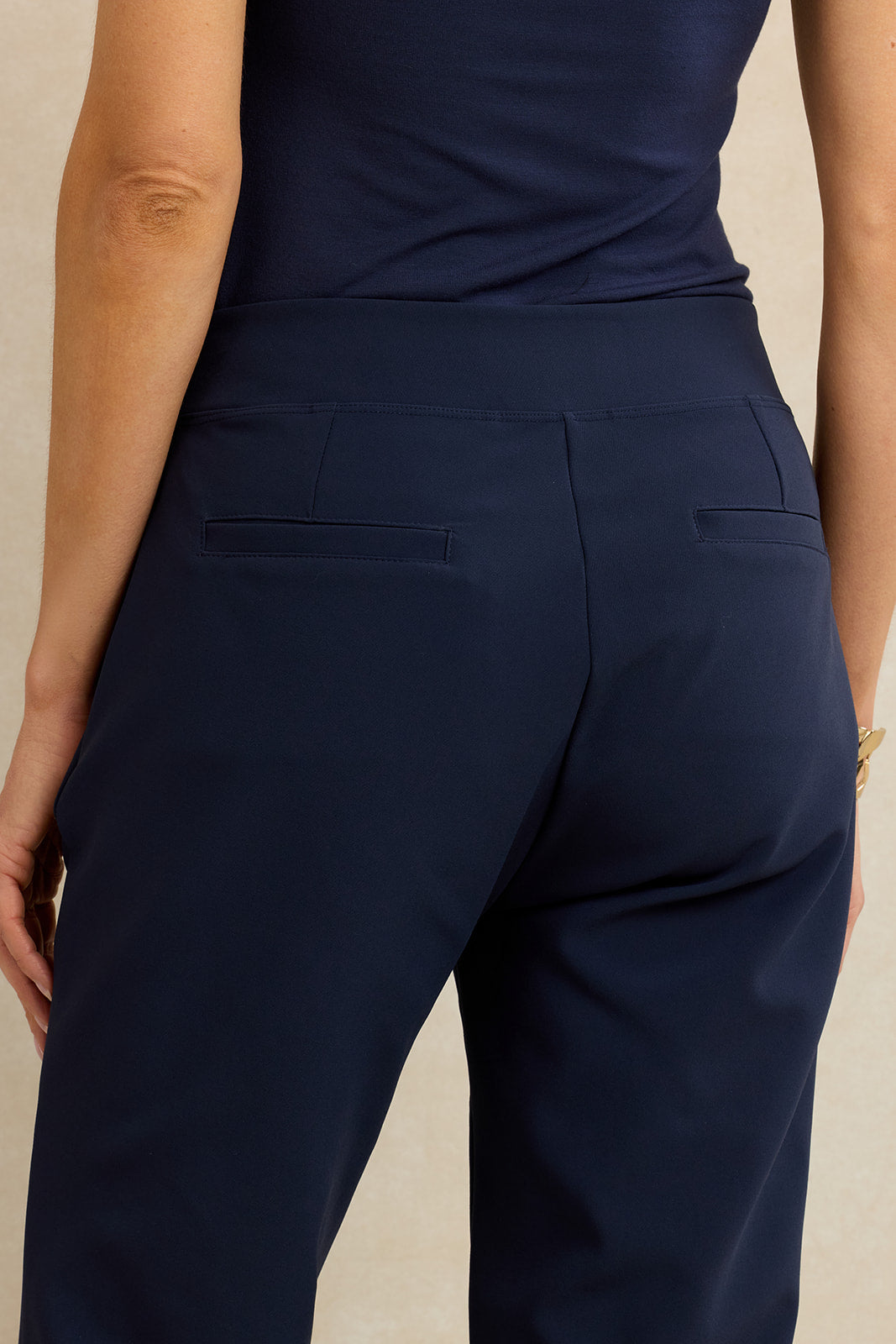 KATIE PANT: OXFORD NAVY