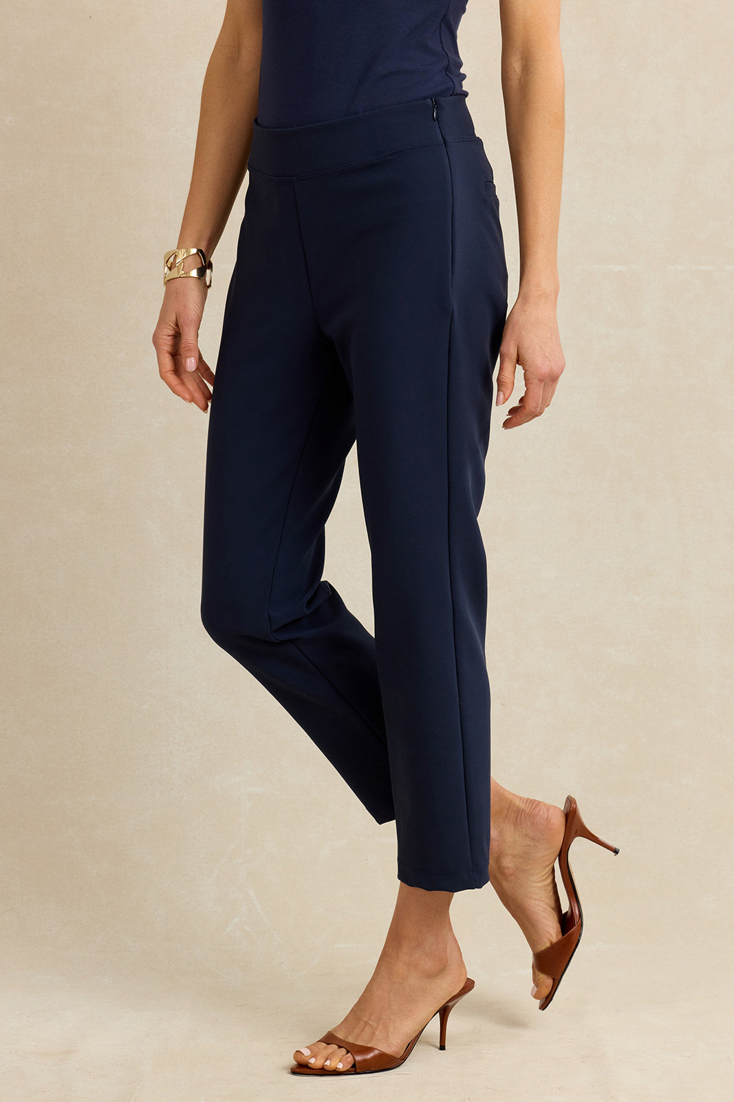 KATIE PANT: OXFORD NAVY