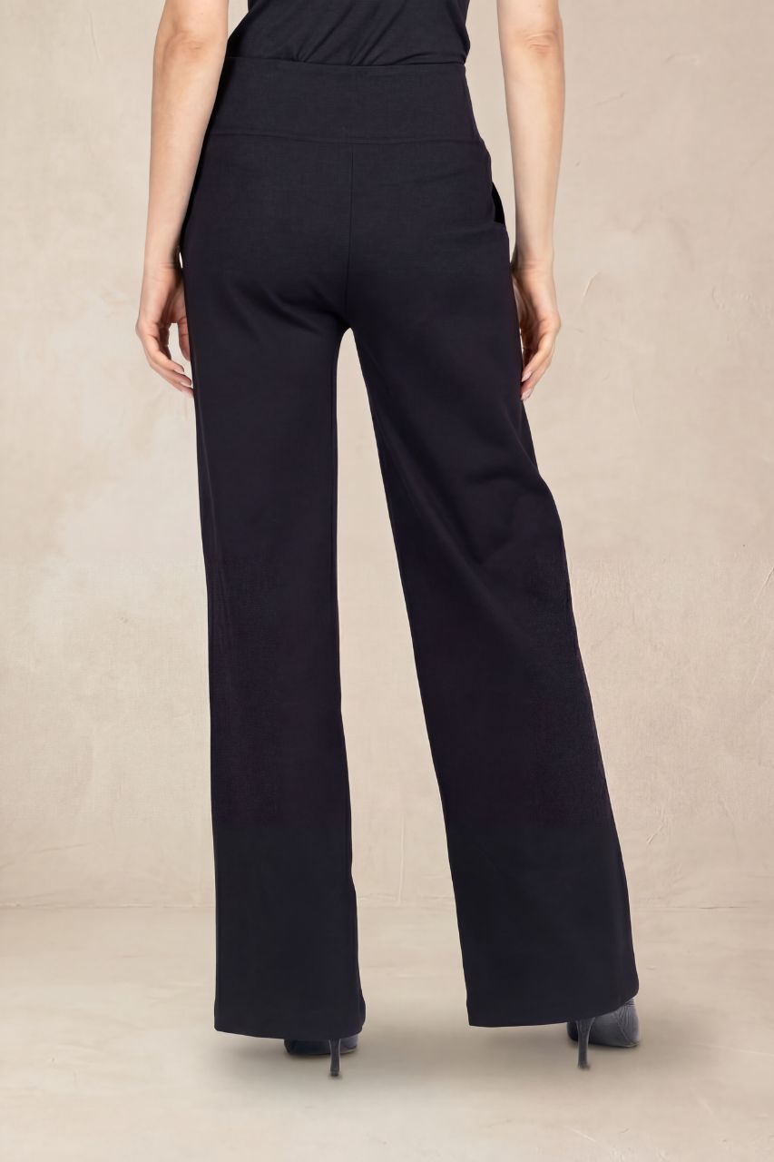 EXECUTIVE PANT: BLACK PONTE