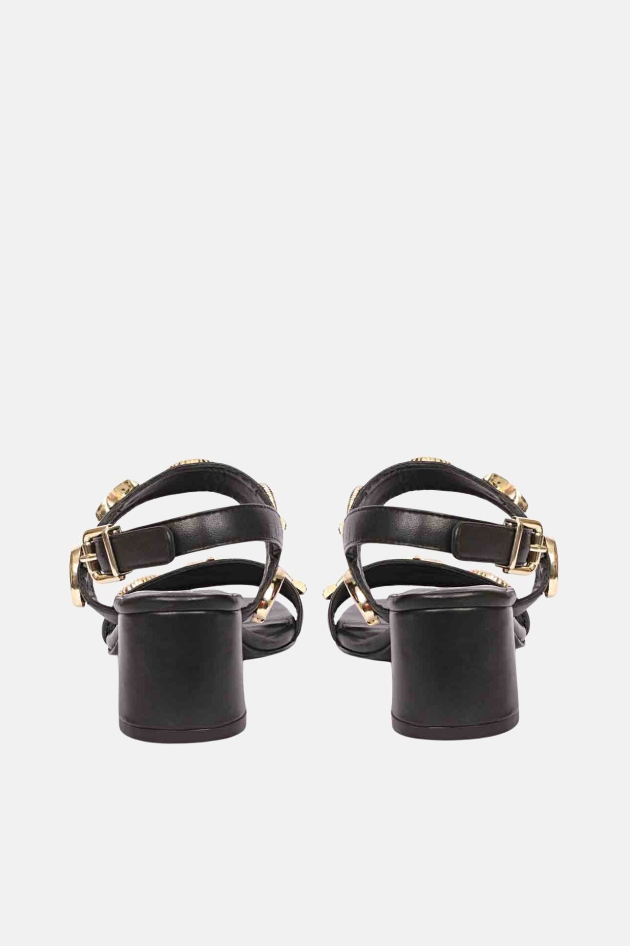 The Saint G - Uri - Black Sandals