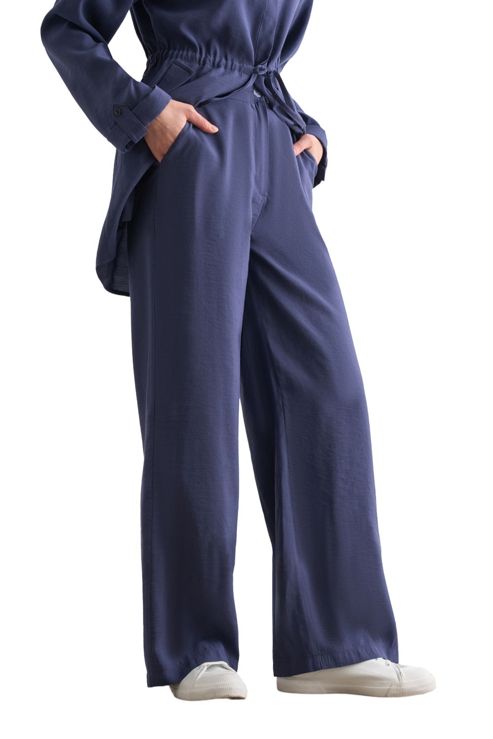 Mizalle Light Weight Elastic Trousers - Pants